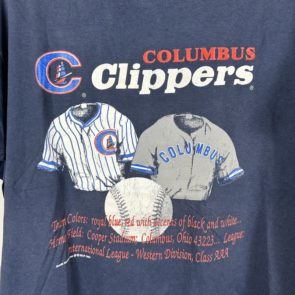 Fruit Of The Loom × MLB × Vintage Vintage 1994 Columbus Clippers Baseball MLB T-shirt Size US XL / EU 56 / 4 - 3 Thumbnail