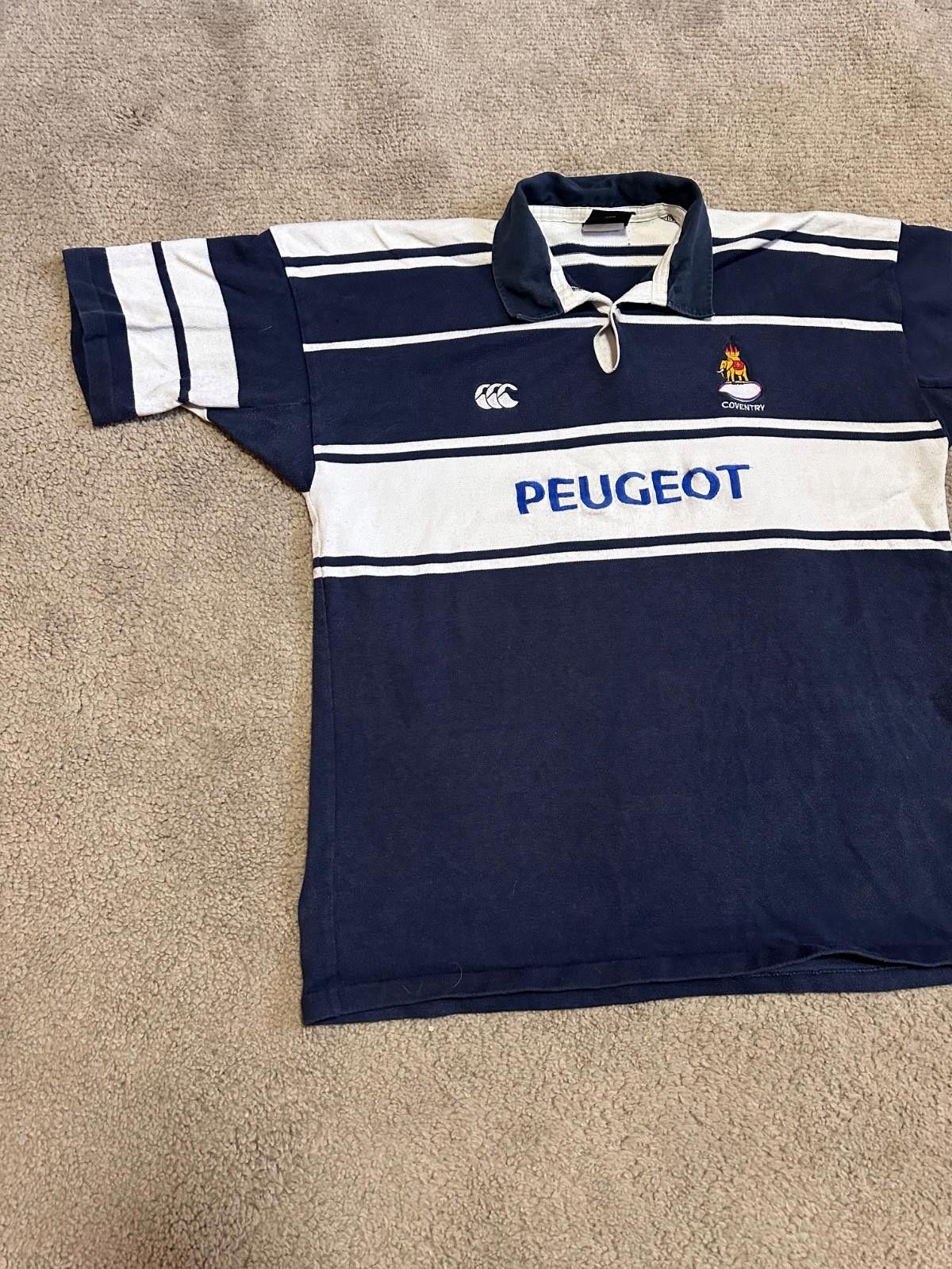 Canterbury of New Zealand Canterbury Coventry 1996/97 Rugby Union T-Shirt Polo Jersey Size US XXL / EU 58 / 5 - 2 Thumbnail