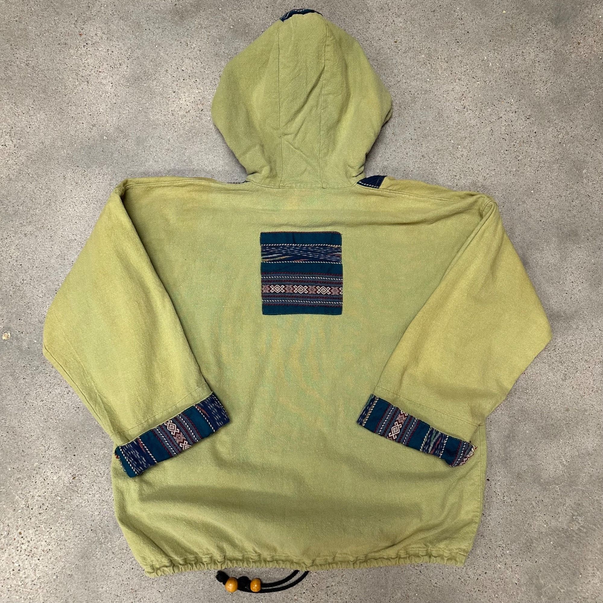 Vintage Vintage Unique Lightweight Cotton Anorak Pullover Jacket Size US L / EU 52-54 / 3 - 2 Thumbnail