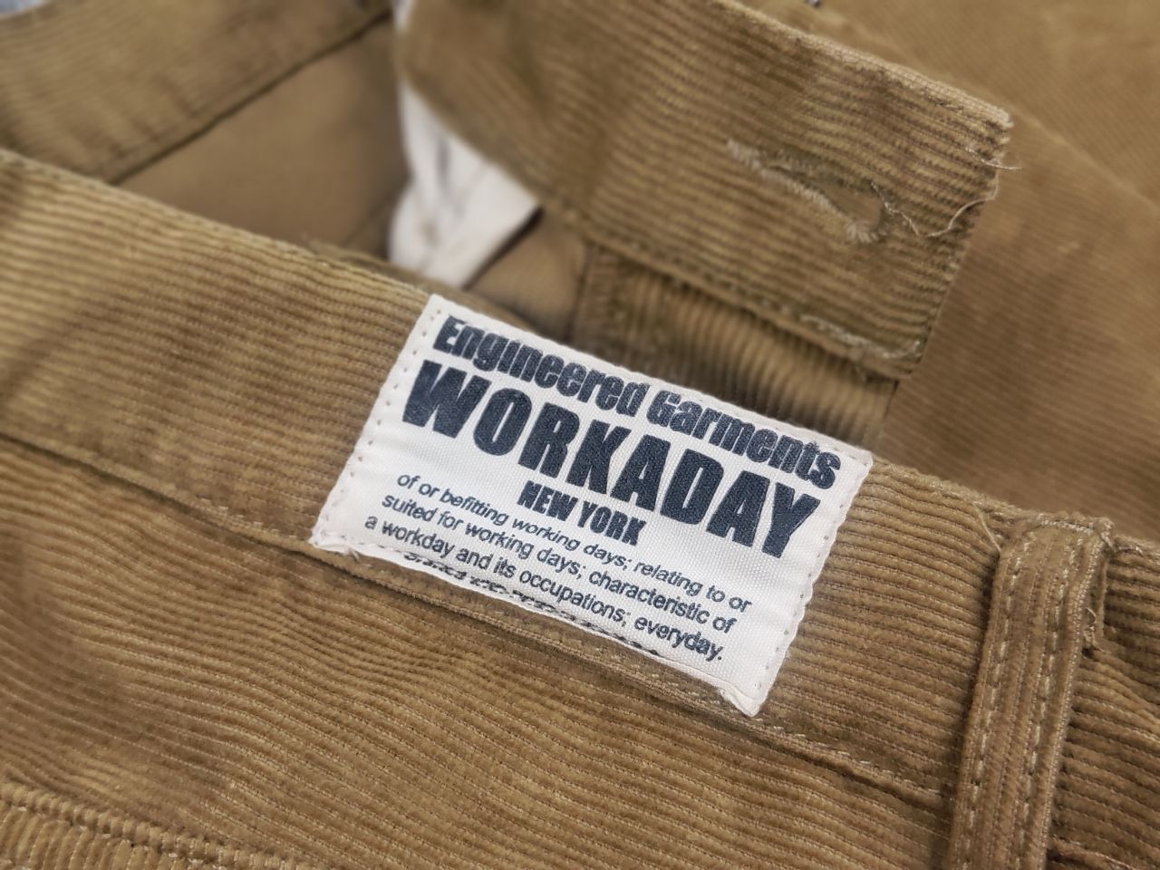Engineered Garments Engineered Garments Workaday Utility Corduroy Trouser Pants Size US 34 / EU 50 - 10 Thumbnail