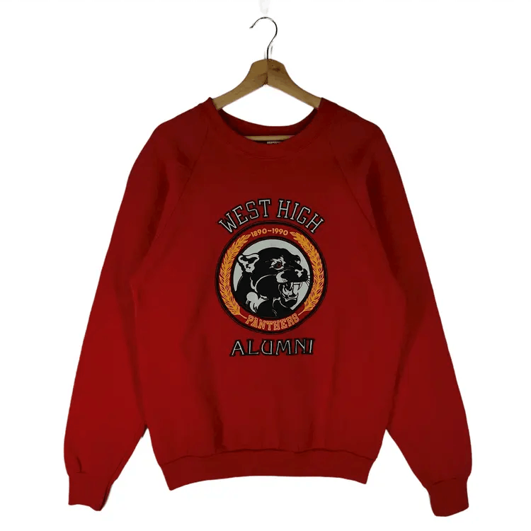 Fruit Of The Loom Vintage 90's Panthers Sweatshirts Size US L / EU 52-54 / 3 - 1 Thumbnail