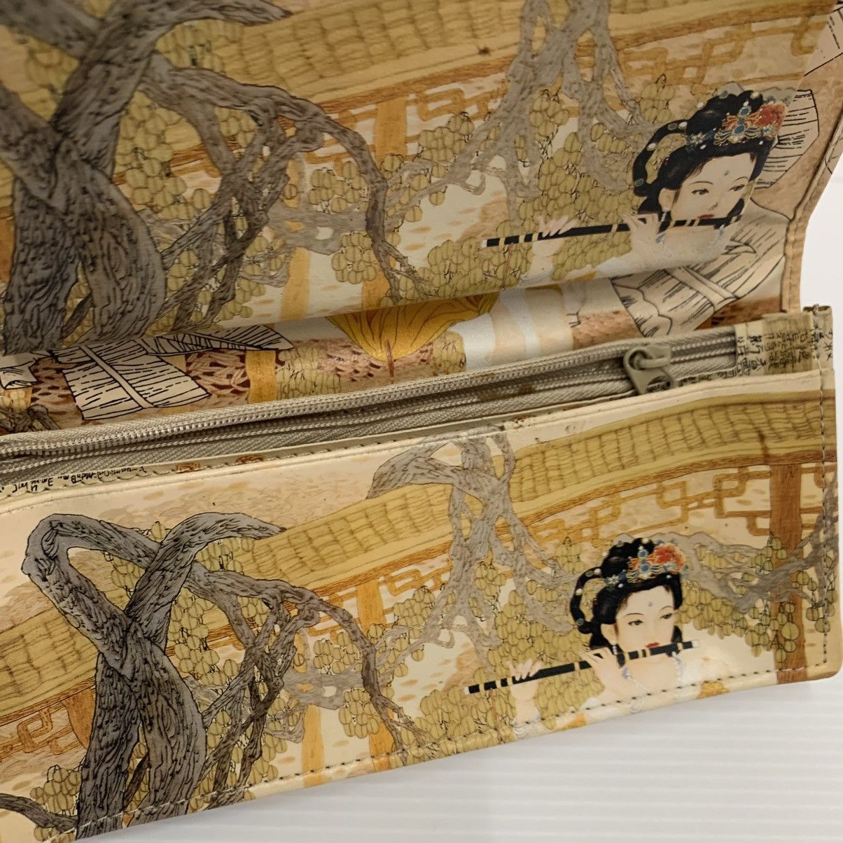 Japanese Brand Chinese Design Leather Vintage Wallet Size ONE SIZE - 8 Thumbnail