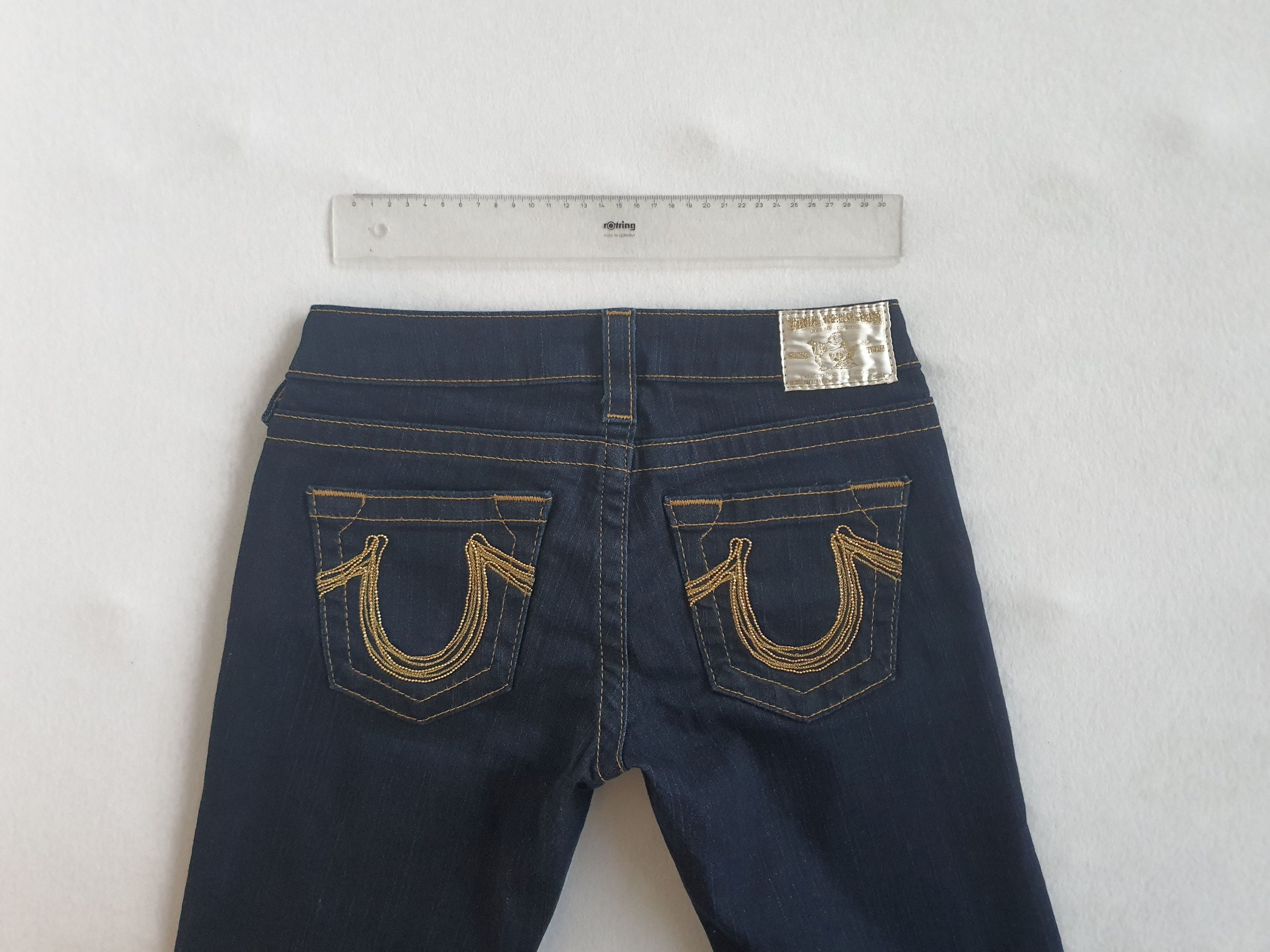 True Religion STELLA Skinny Denim Jeans - Made in USA - W25 L32 (25x32) Size 25" / US 0 / IT 36 - 8 Thumbnail