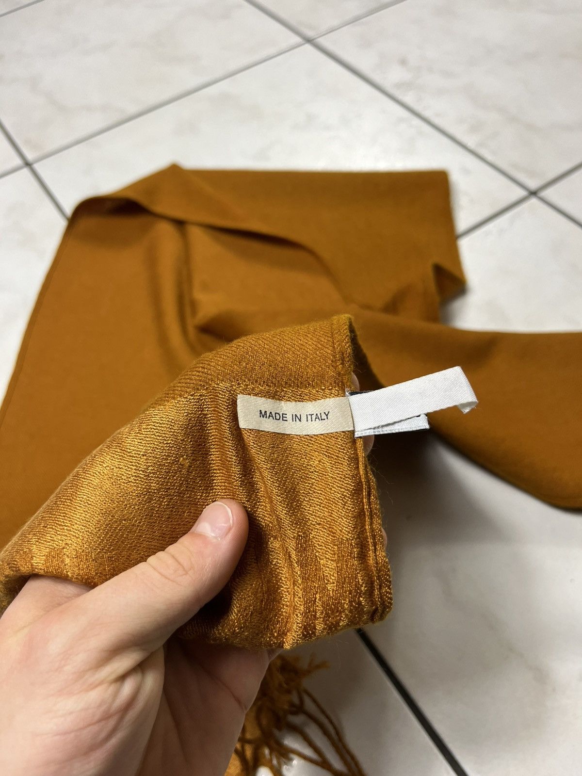 Moschino × Vintage Vintage Moschino wool silk scarf with logo monogram luxury Size ONE SIZE - 9 Thumbnail