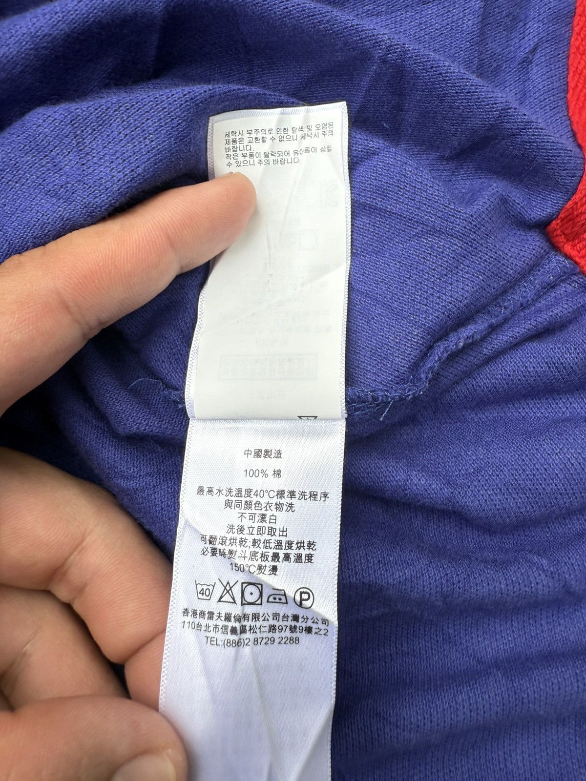 Polo Ralph Lauren 90’s POLO RL RUGBY RARE MULTI BRITAIN ITALIANLOGO Y2K TSHIRT Size US S / EU 44-46 / 1 - 13 Thumbnail
