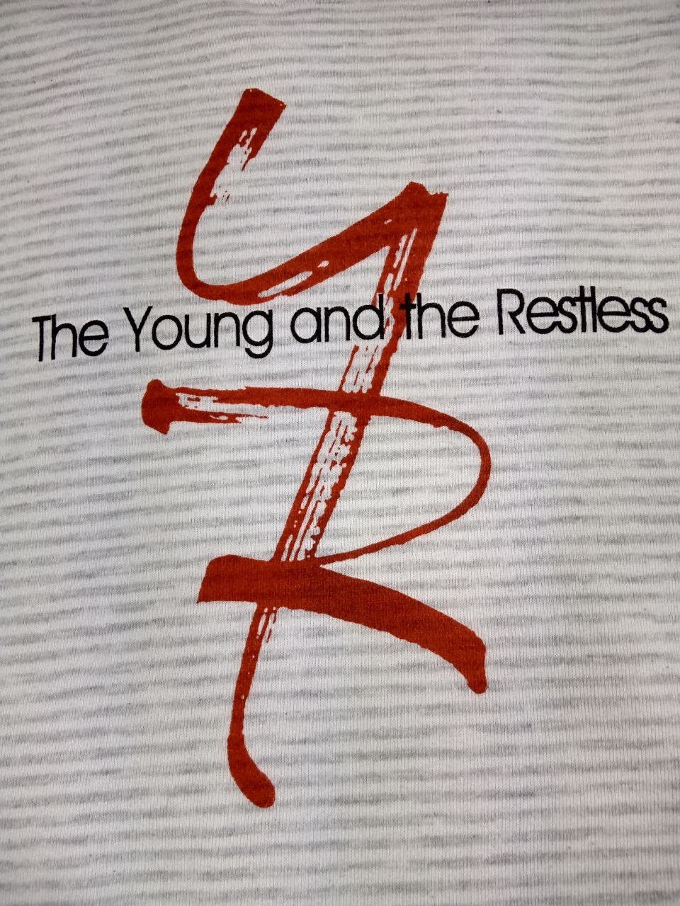 Jerzees Rare Vintage 90s The Young and the Restless Sweatshot Size L / US 10 / IT 46 - 6 Thumbnail