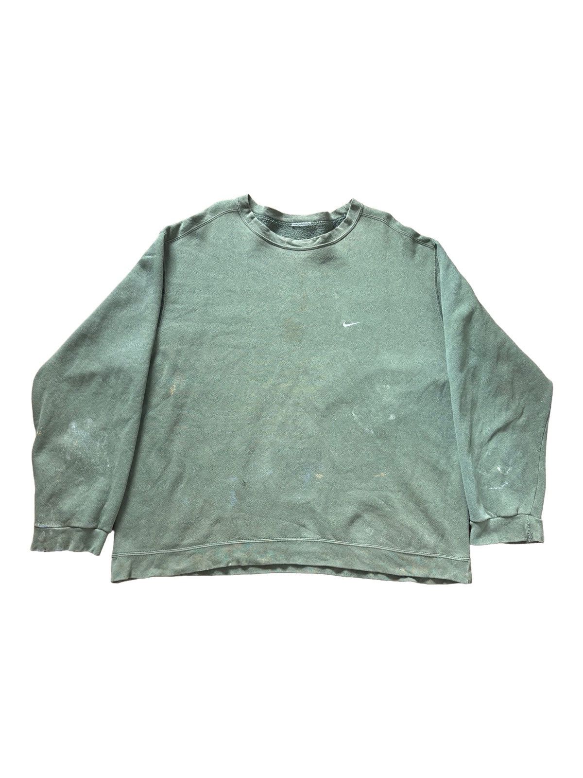 Nike Nike Green Crewneck Sweatshirt US XL Size US XL / EU 56 / 4 - 1 Thumbnail