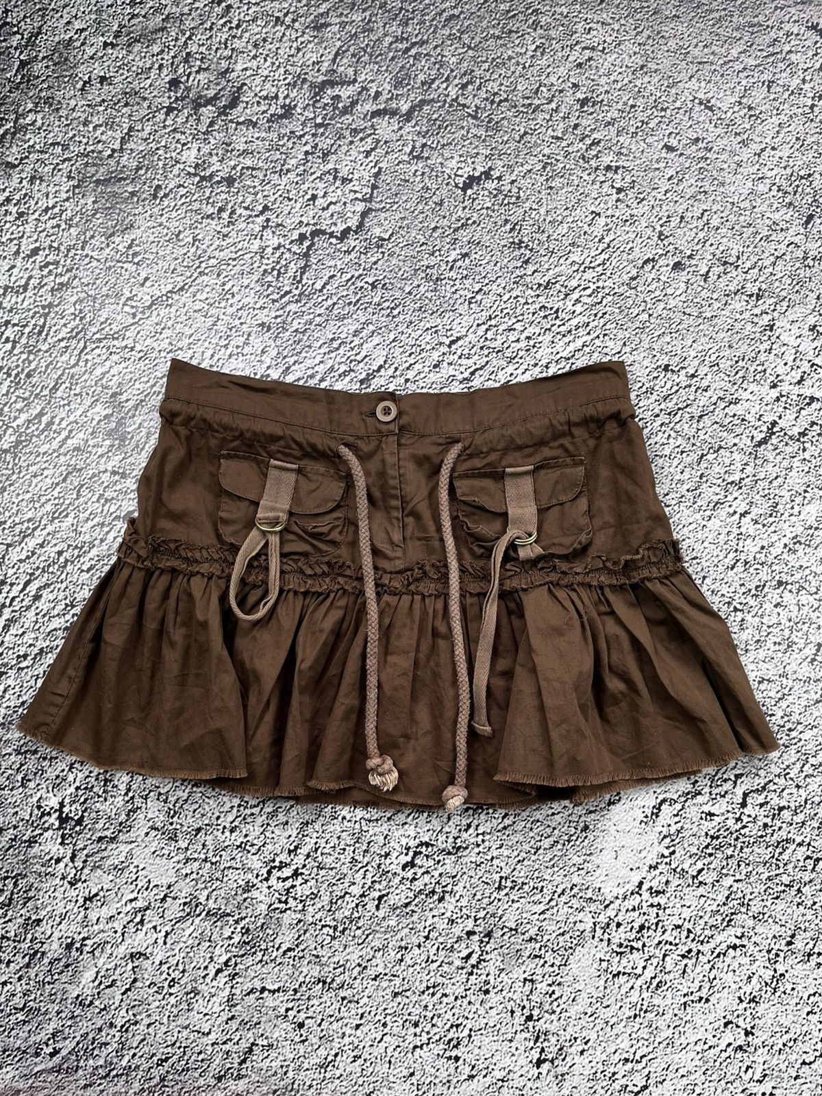 Japanese Brand Vintage Y2K flared summer mini skirt 00s juicy style M Size 28" / US 6 / IT 42 - 1 Thumbnail