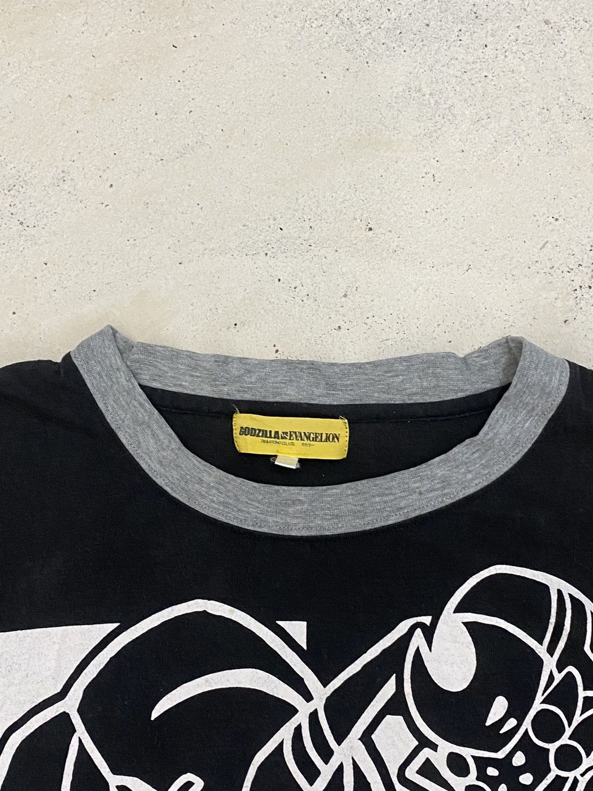Anime × Japanese Brand Crazy Worn Faded Anima Tohoco Japan Evangelion X Godzilla Size US M / EU 48-50 / 2 - 4 Thumbnail