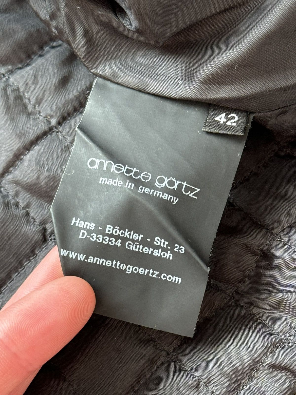 Annette Gortz × Japanese Brand Annette Gortz 42 embroidered jacket coat zip crop blazer Size M / US 6-8 / IT 42-44 - 14 Thumbnail
