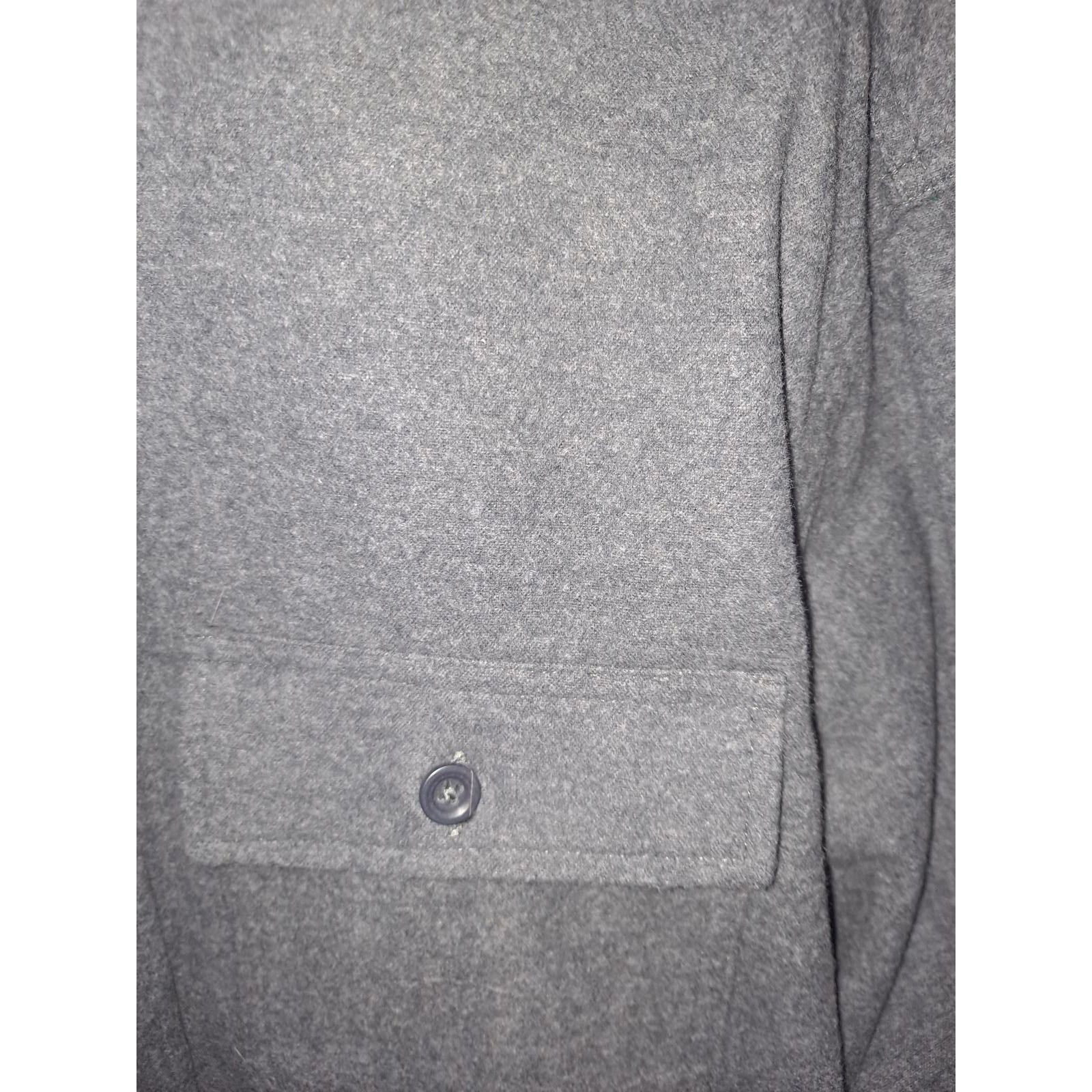 L.L. Bean NWT L.L. Bean Chamois Button Up Gray Shirt 100% Cotton Tradi Size US XL / EU 56 / 4 - 2 Thumbnail