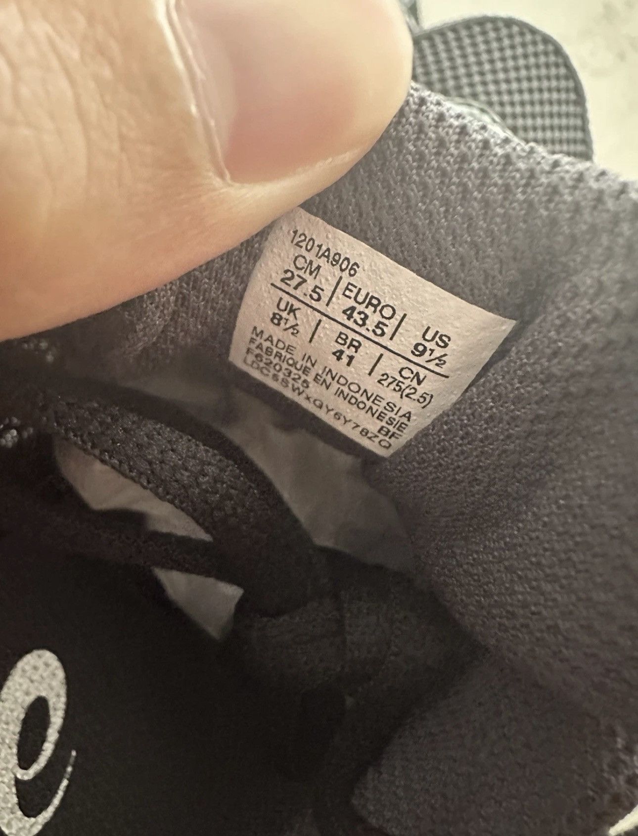 Asics Asics gel-1130 black and silver Size US 9.5 / EU 42-43 - 8 Thumbnail