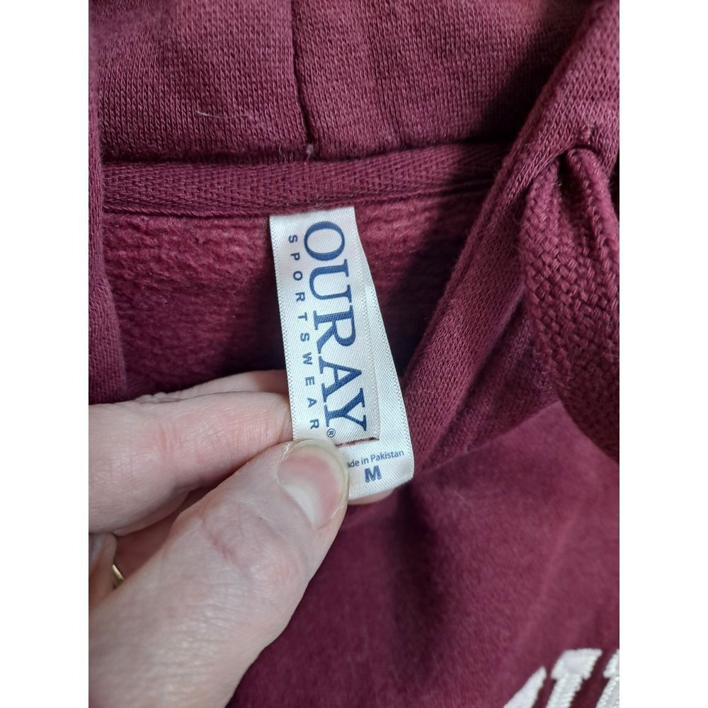 Other Ouray Bloomsburg University 1839 Burgundy Pullover Hoodie Sw Size US M / EU 48-50 / 2 - 4 Thumbnail