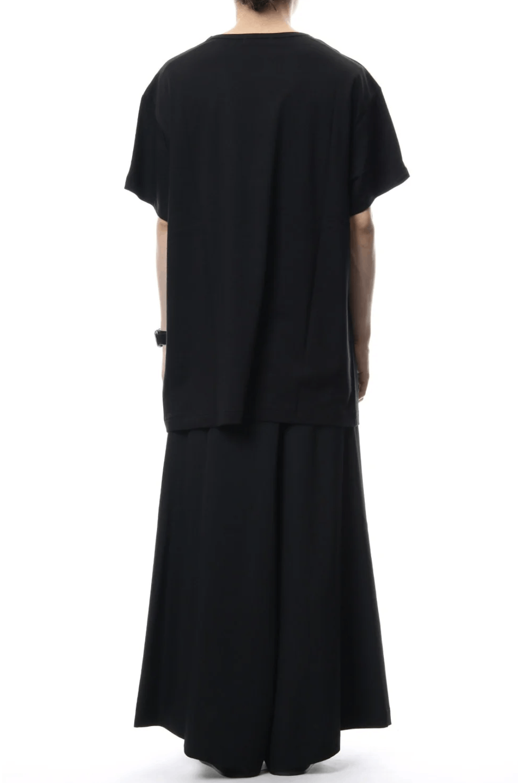 Yohji Yamamoto Yohji Yamamoto Pour Homme W/GABARDINE Flare Wide Pants Black Size US 28 / EU 44 - 15 Thumbnail