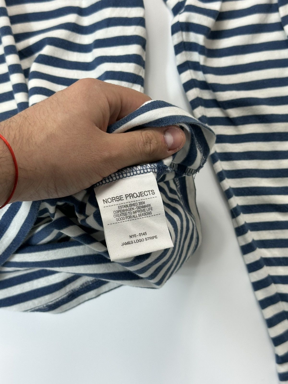 Norse Projects Norse Project Stripped Long Sleve Men's Size US L / EU 52-54 / 3 - 7 Thumbnail