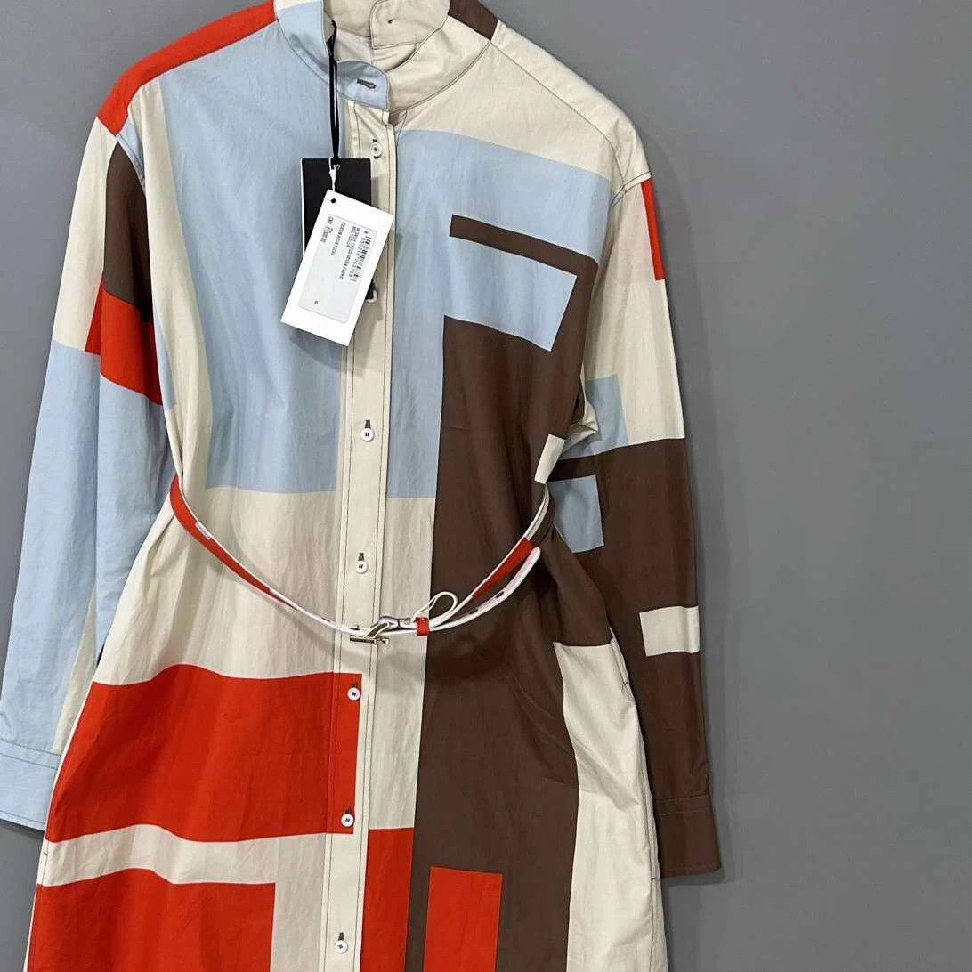 Fendi FENDI colorblocked shirt dress 40 Size M / US 6-8 / IT 42-44 - 1 Thumbnail