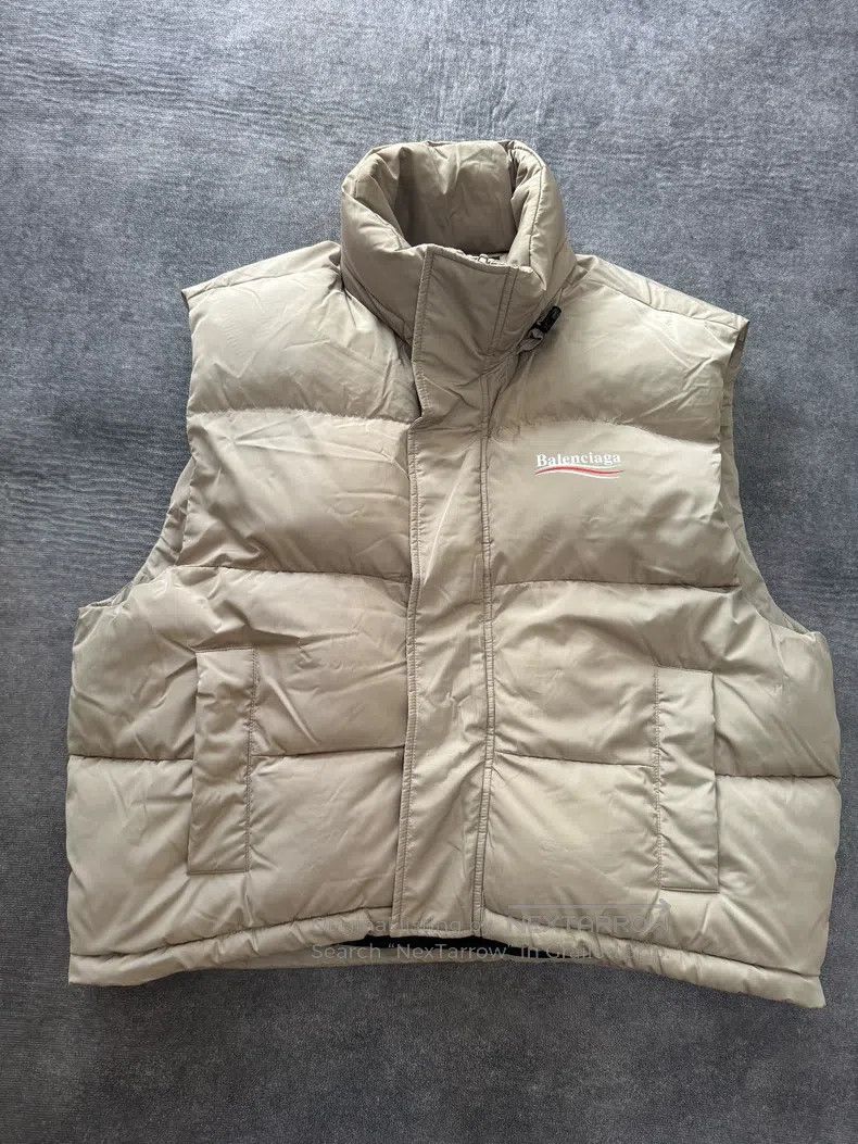 Balenciaga Coca-Cola Printed Hooded Down Vest
