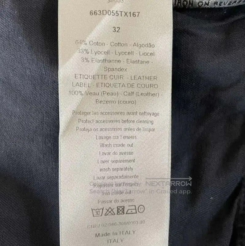 Other Dior Black Cotton Casual Pants for Men . Size US 32 / EU 48 - 4 Thumbnail