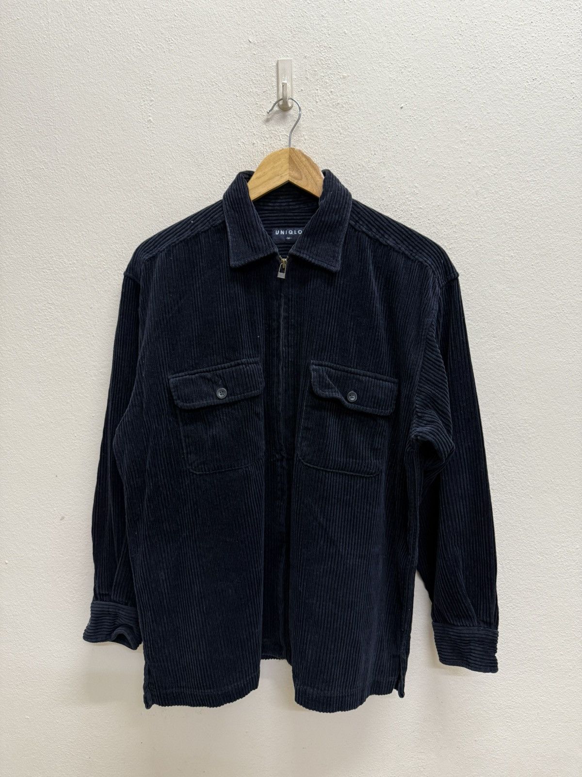 Japanese Brand × Uniqlo Uniqlo Zip Up Work Shirt Size US M / EU 48-50 / 2 - 14 Thumbnail