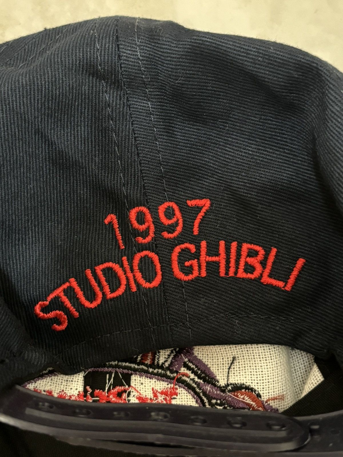 Anime Rare Vintage 90s Princess Mononoke Ghibli Anime Movie Hat Size ONE SIZE - 5 Thumbnail
