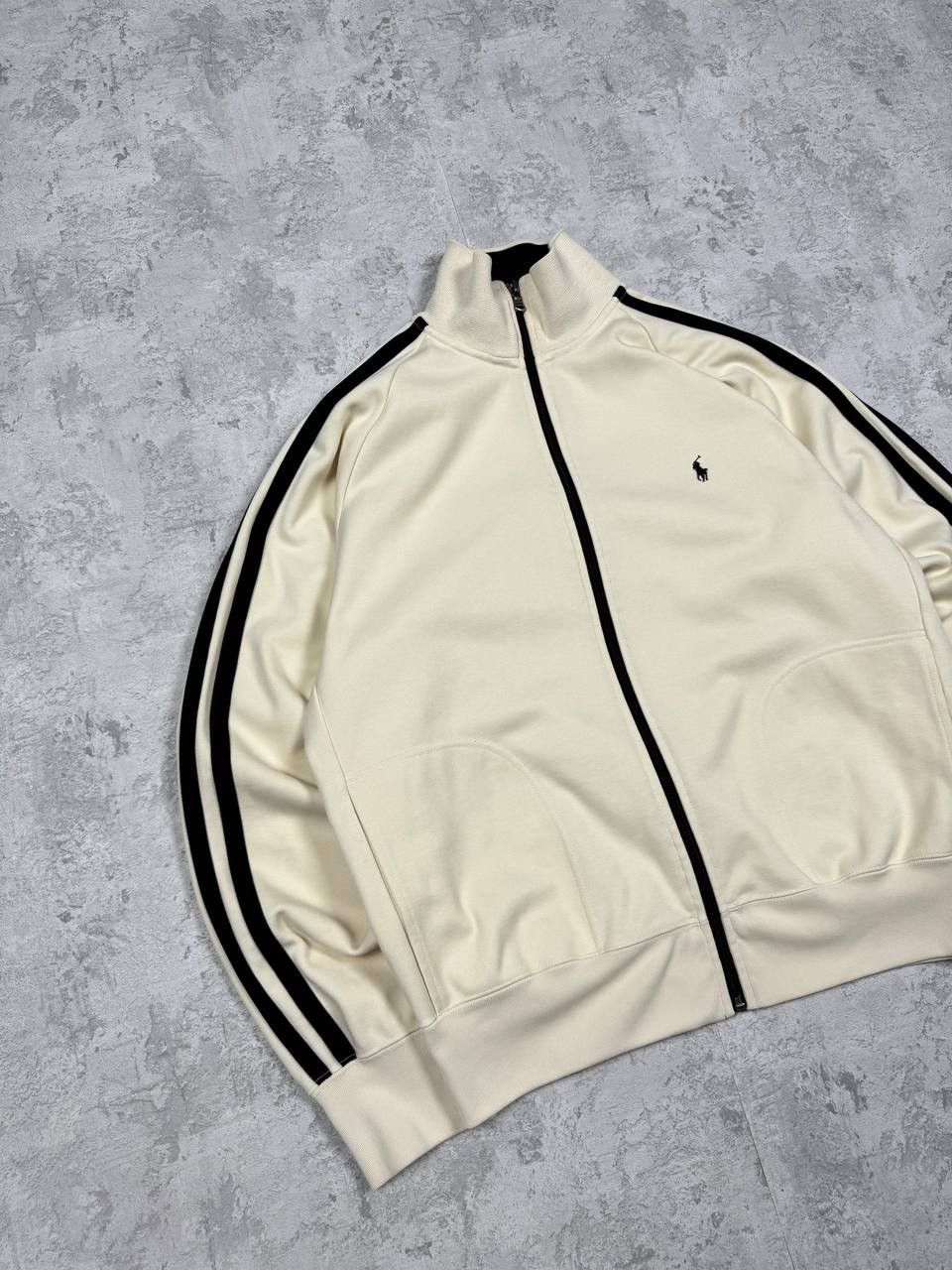 Polo Ralph Lauren Vintage Polo Sports Beige Zip Sweatshirt Size M Size US M / EU 48-50 / 2 - 3 Thumbnail