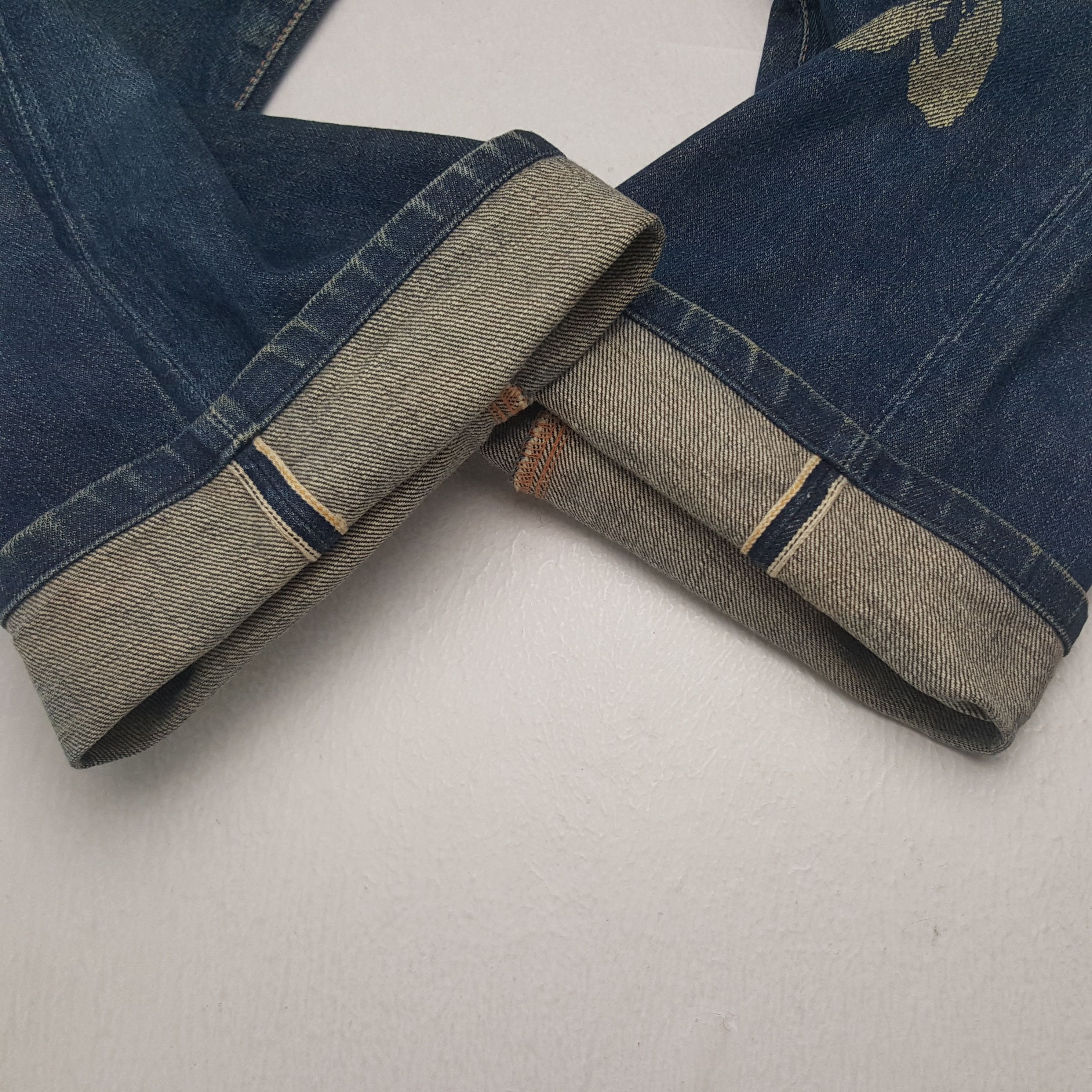 Evisu × Japanese Brand × Vintage Vintage Evisu Selvedge Japanese Daicock Custom Denim Jeans Size US 30 / EU 46 - 14 Thumbnail