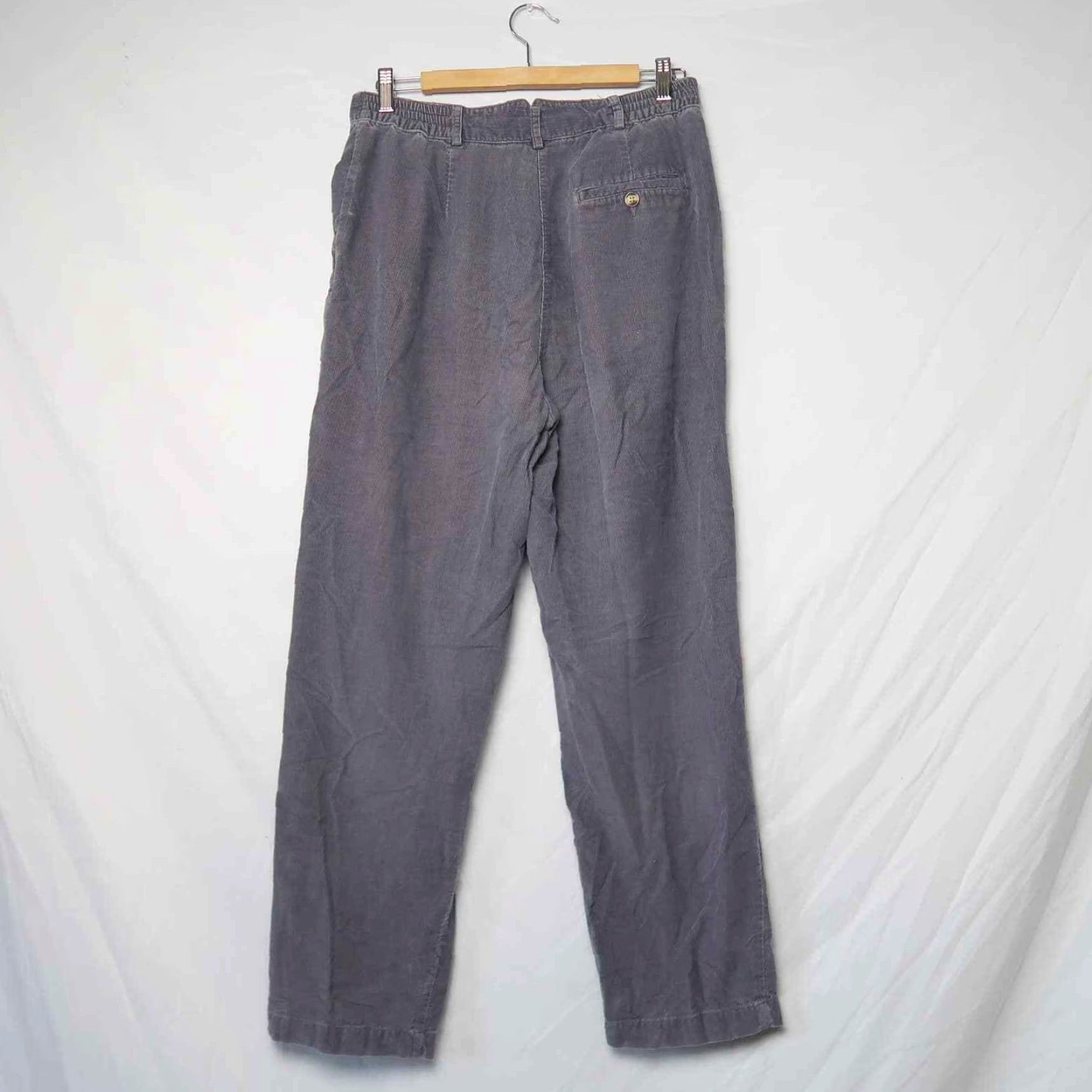 Vintage VINTAGE 90s Cabin Creek purple grey corduroy trouser pants 12 Mens Women? Size 34" / US 12 / IT 48 - 4 Thumbnail