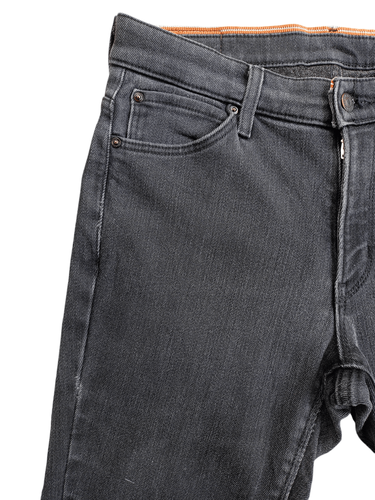 Edwin × Vintage EDWIN Black Women's Vintage Streetwear Denim Size 31" - 3 Thumbnail