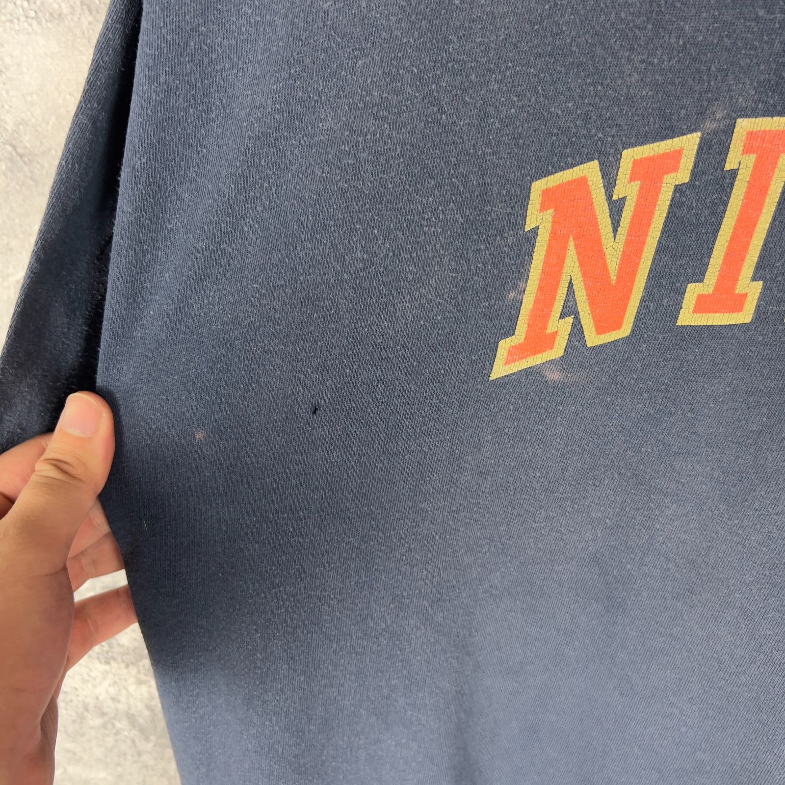 Nike Nike Vintage Tee Big Logo Men's Size XL Blue Cotton ` Size US XL / EU 56 / 4 - 9 Thumbnail