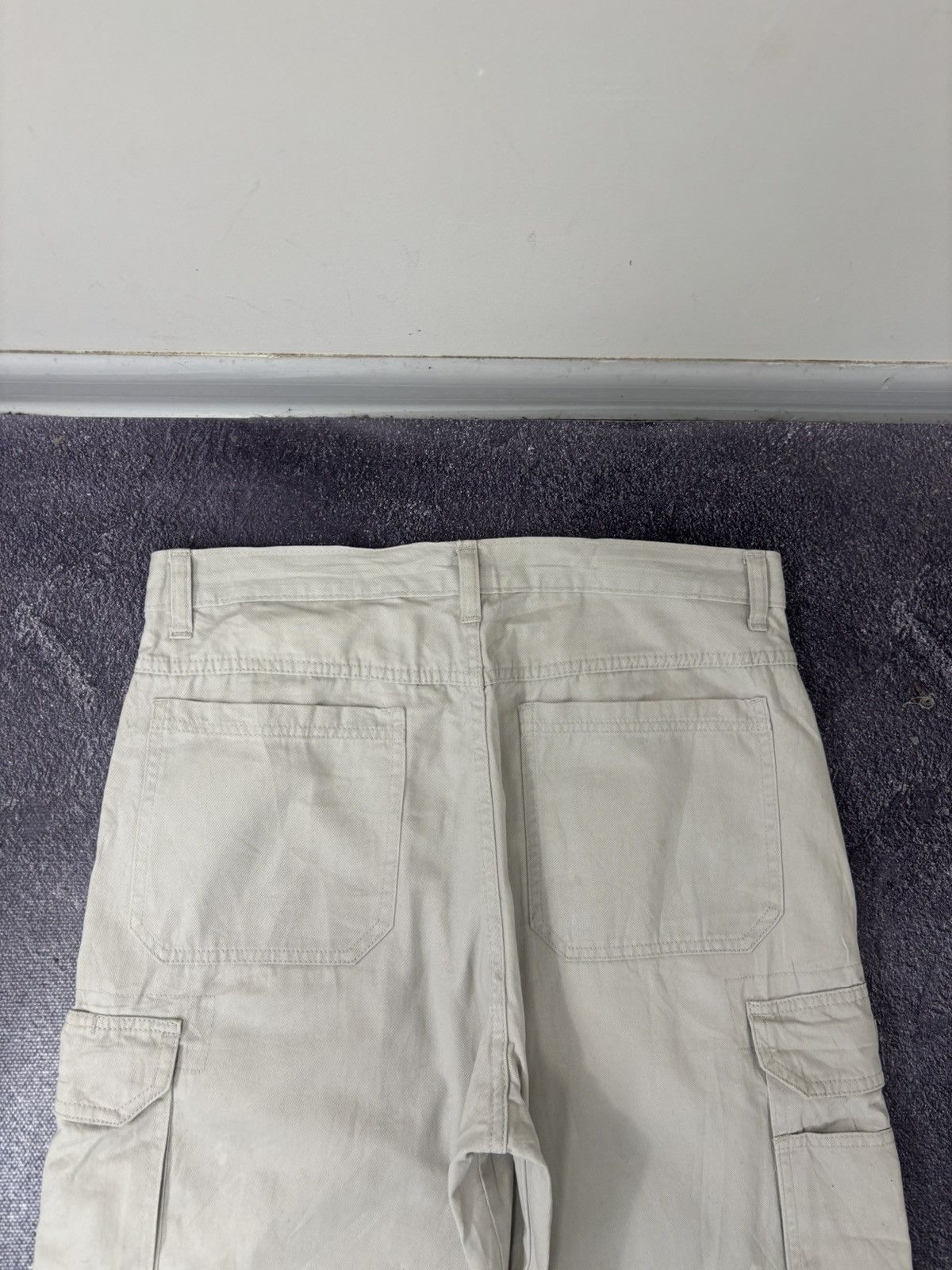 Vintage Vintage Wrangler Y2K Utility Hype USA Beige Cargo Shorts Size US 32 / EU 48 - 15 Thumbnail
