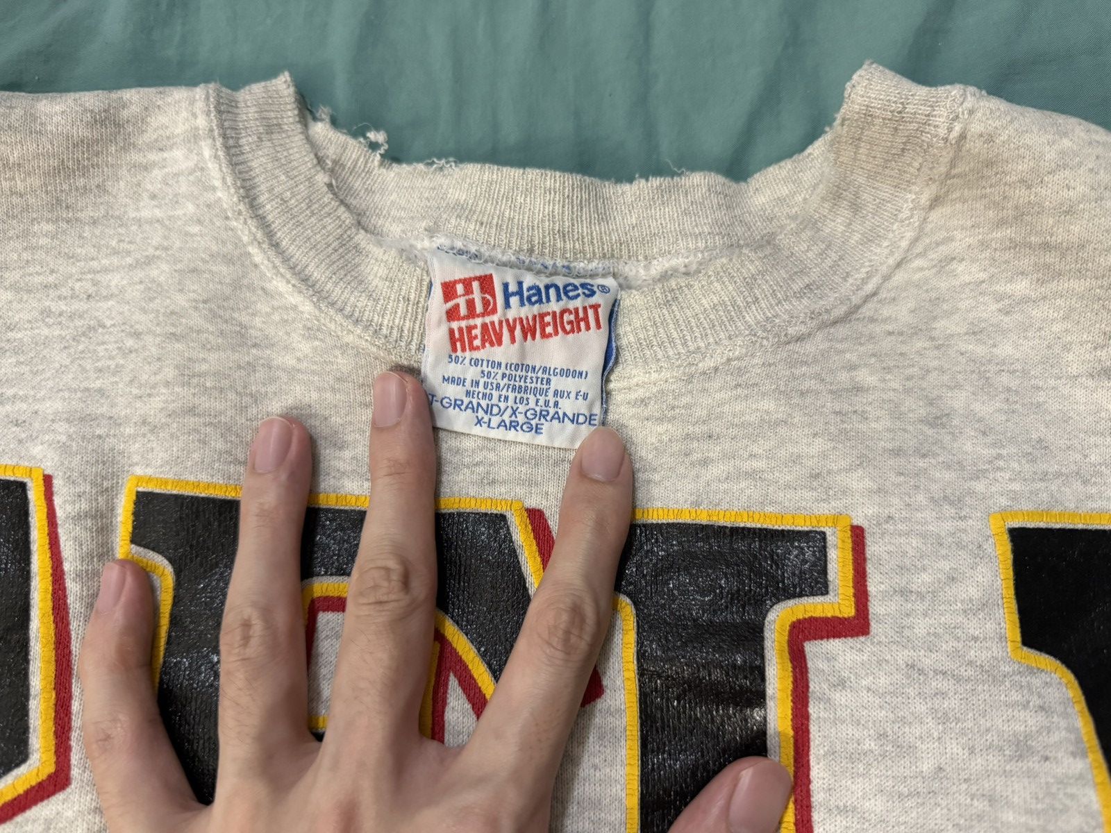 Vintage Vintage 90s NFL Pittsburgh Steelers 1996 Spellout Sweatshirt Size US XL / EU 56 / 4 - 13 Thumbnail