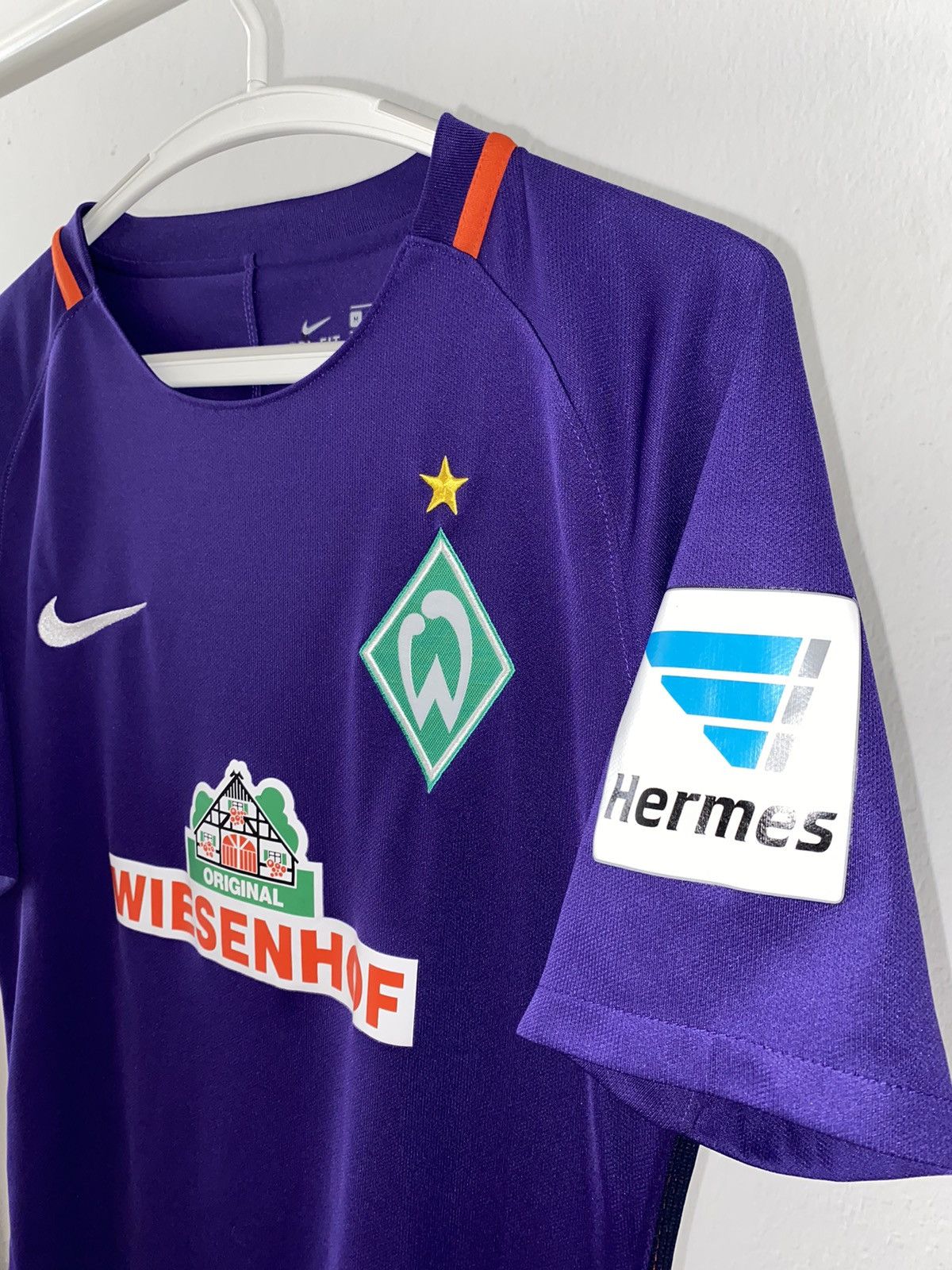 Nike × Vintage JERSEY WERDER BREMEN 2016-2017 #22 [Bartels] Match Worn Size US M / EU 48-50 / 2 - 3 Thumbnail