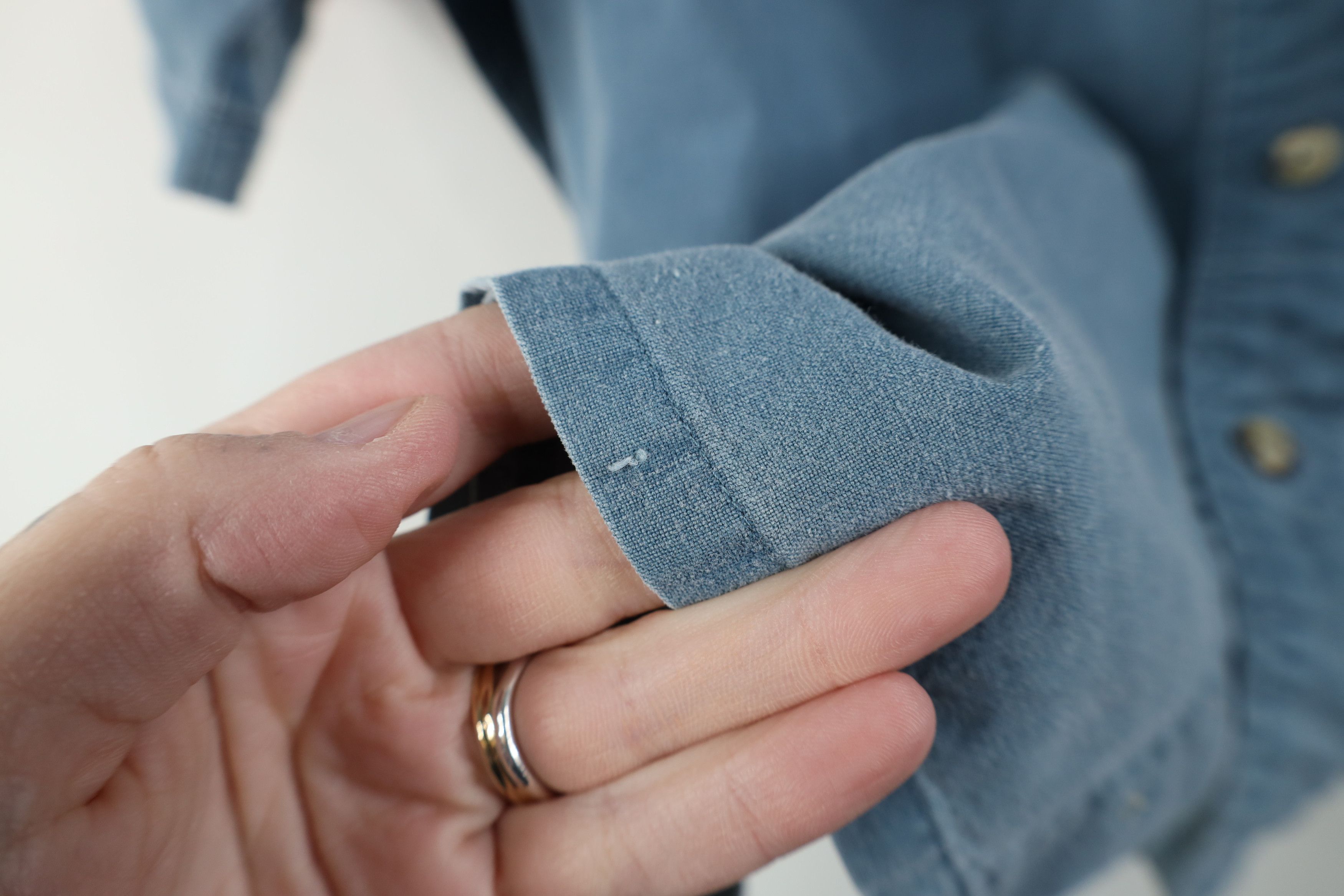 Banana Republic Vintage 80s Banana Republic Stonewash Safari Button Shirt Size US XL / EU 56 / 4 - 9 Thumbnail