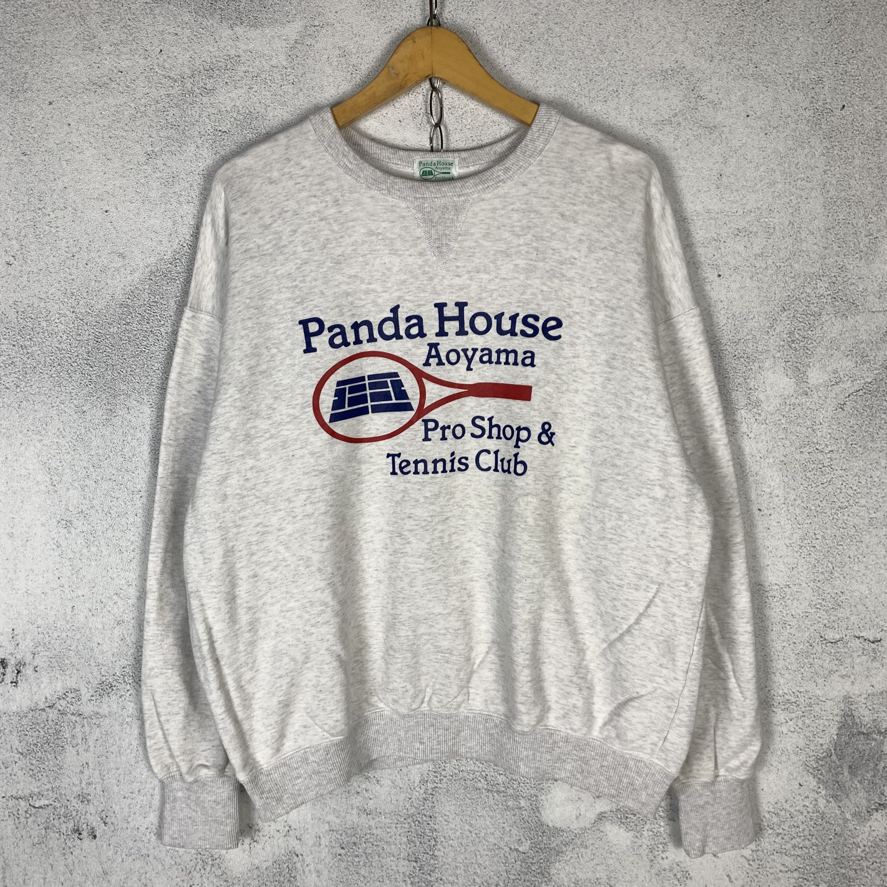 Japanese Brand Vintage Panda House Aoyama Tennis Club Sweatshirt Crewneck Size US M / EU 48-50 / 2 - 1 Thumbnail