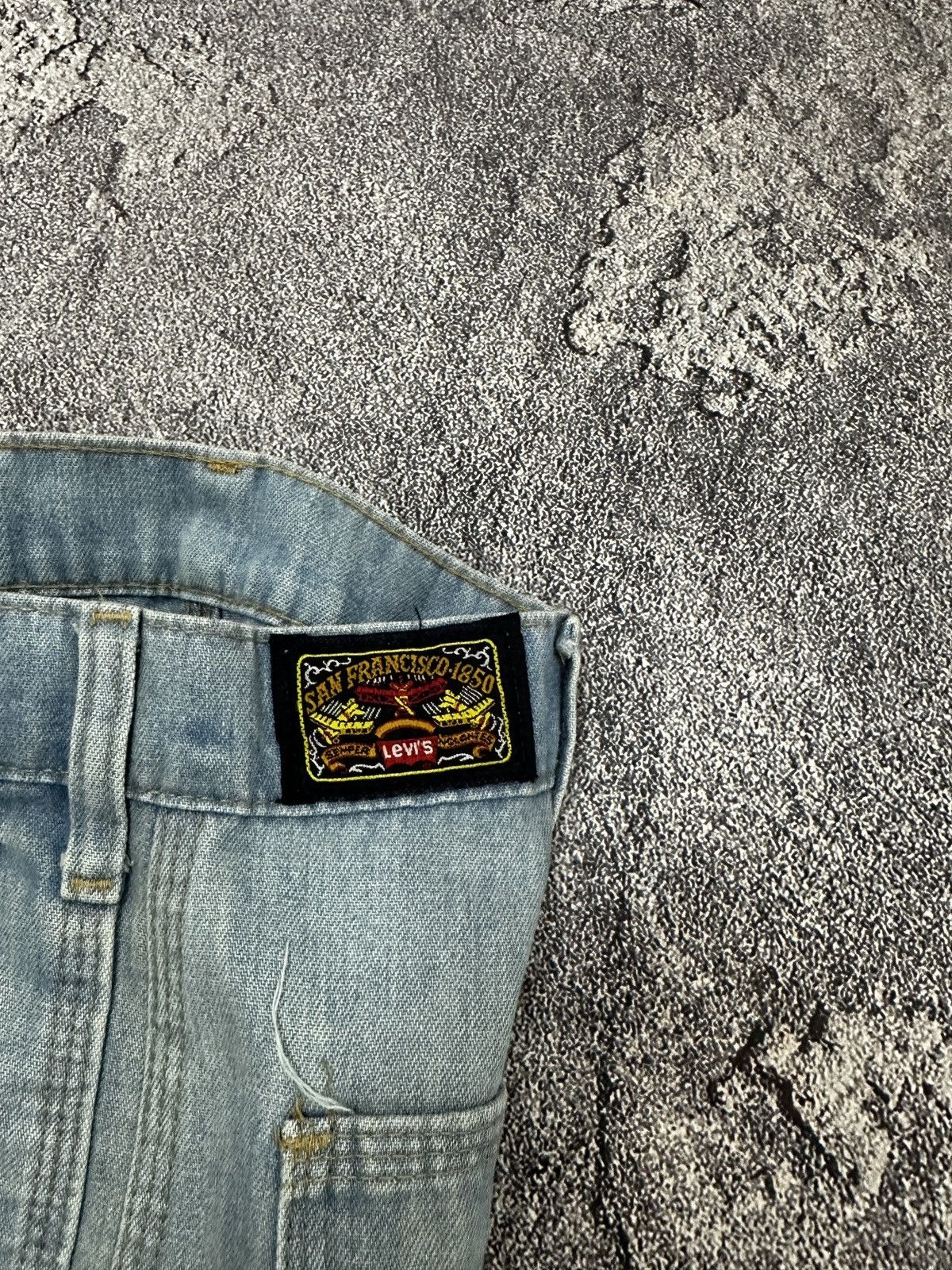 Levi's Vintage Levi’s 70’s Talon Boot-Cut Painted Denim Pants Y2k Size US 32 / EU 48 - 7 Thumbnail