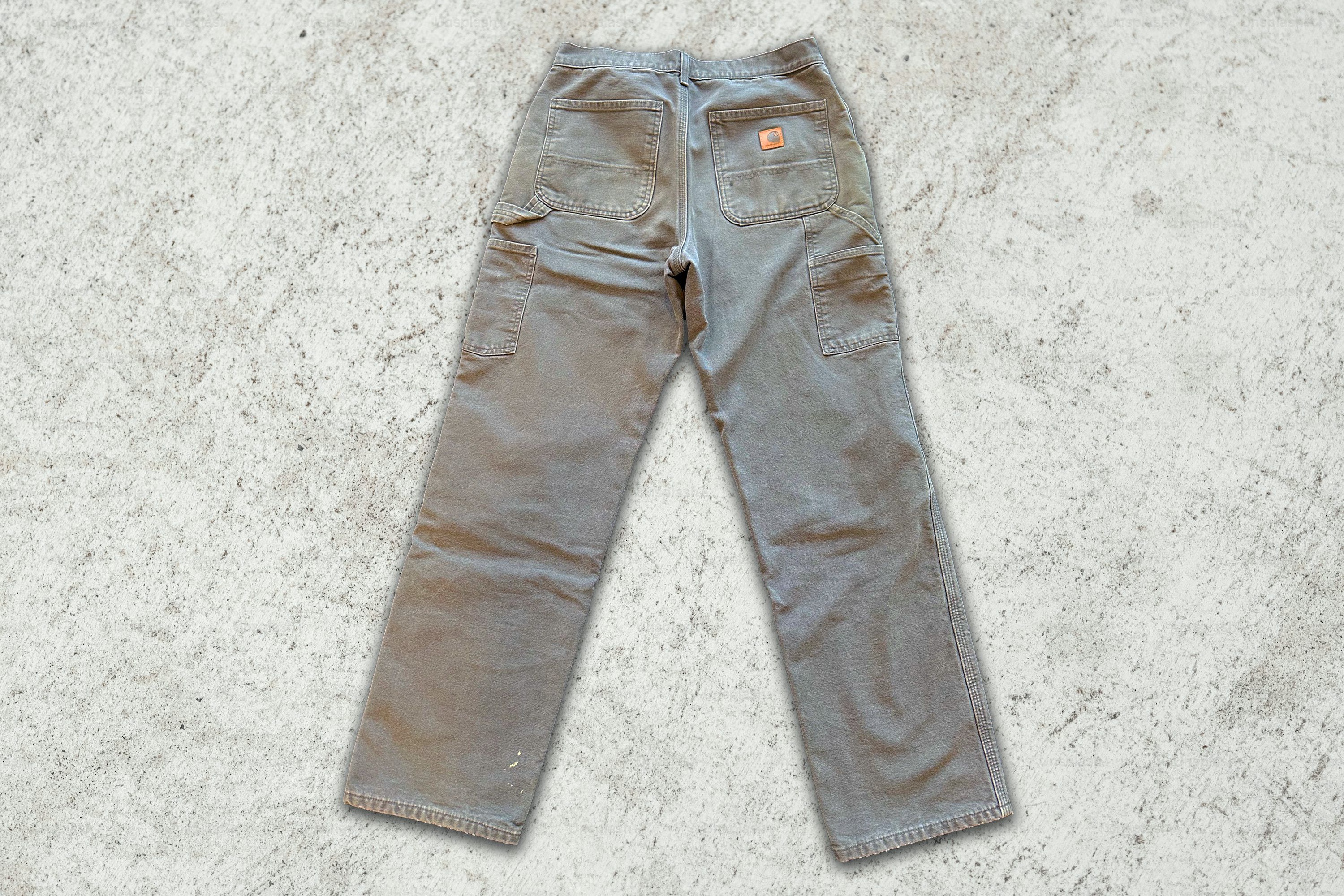 Carhartt Vintage Distressed Carhartt Fleece Lined Work Pants Size US 32 / EU 48 - 2 Thumbnail