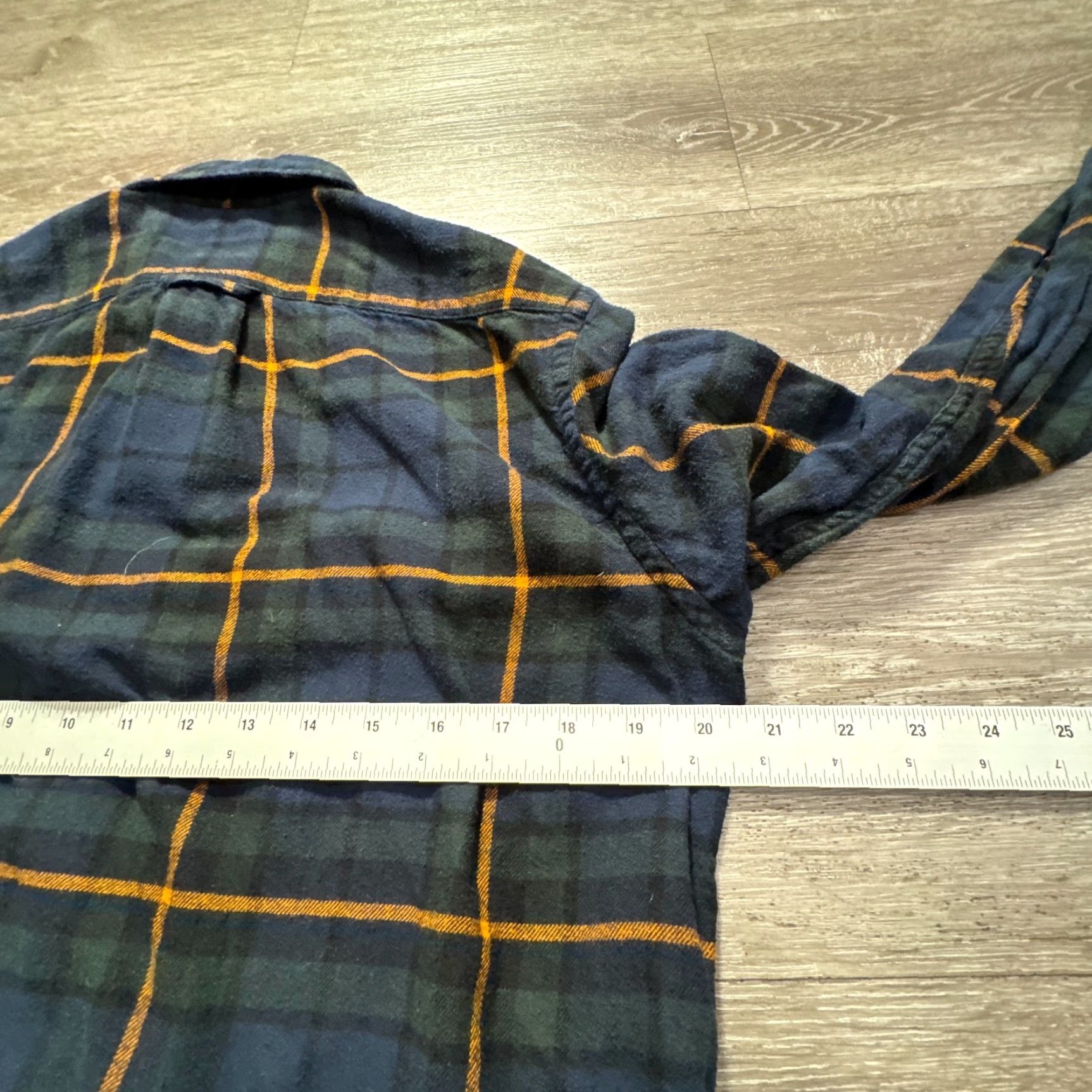 H&M H&M Shirt Mens Small Blue Plaid Flannel Pocket Long Sleeve Button Up Casual Size US S / EU 44-46 / 1 - 6 Thumbnail