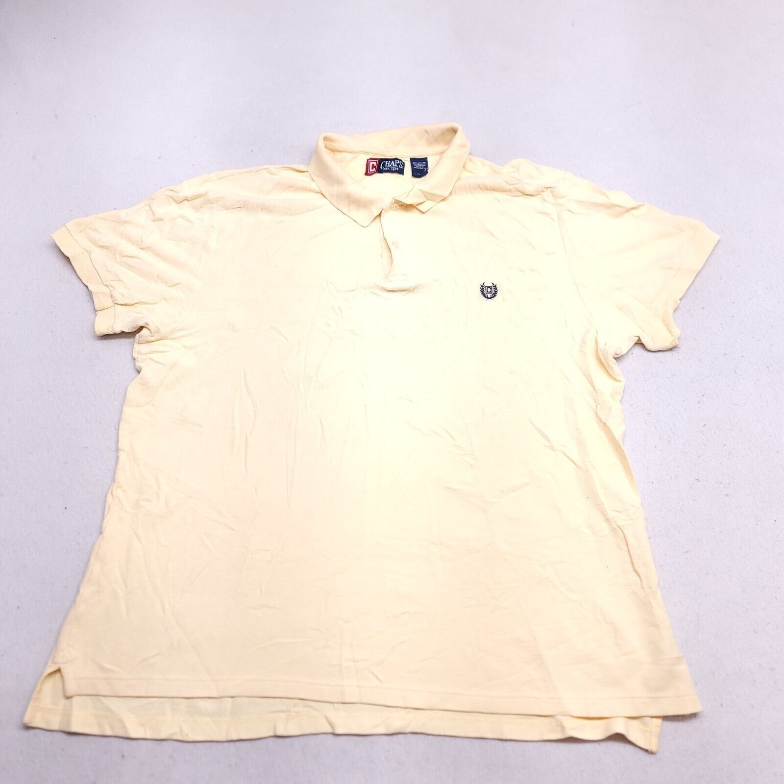 Chaps Chaps Casual Pullover Polo Shirt Adult Mens Size XL Yellow Size US XL / EU 56 / 4 - 2 Thumbnail