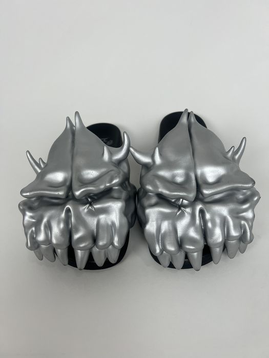 Custom itcc x shcr x flufflord x baojiaxiang 3d skull slippers 