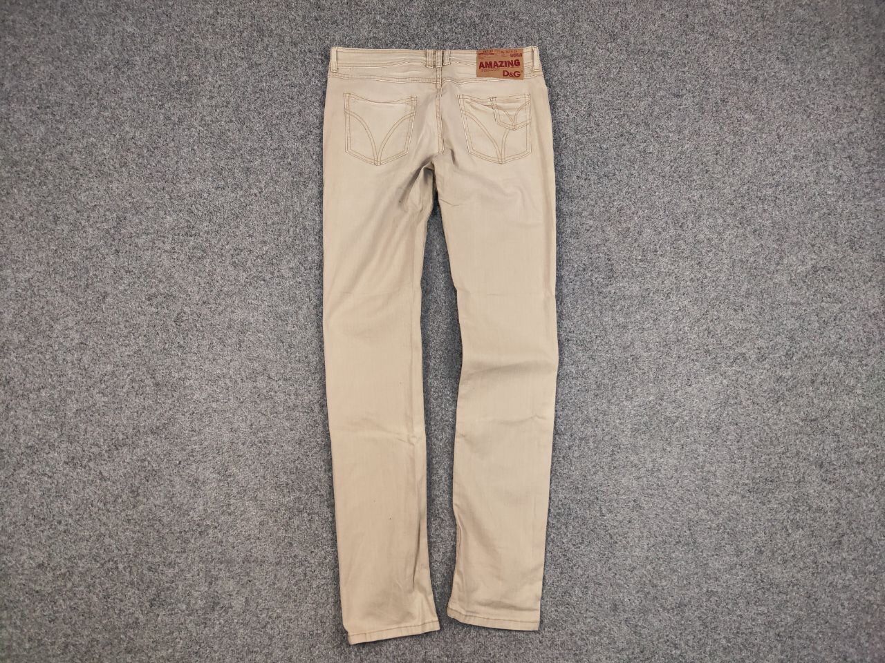 Dolce & Gabbana Vintage 90's Dolce & Gabbana amazing Beige denim tight Jeans Size 30" / US 8 / IT 44 - 13 Thumbnail