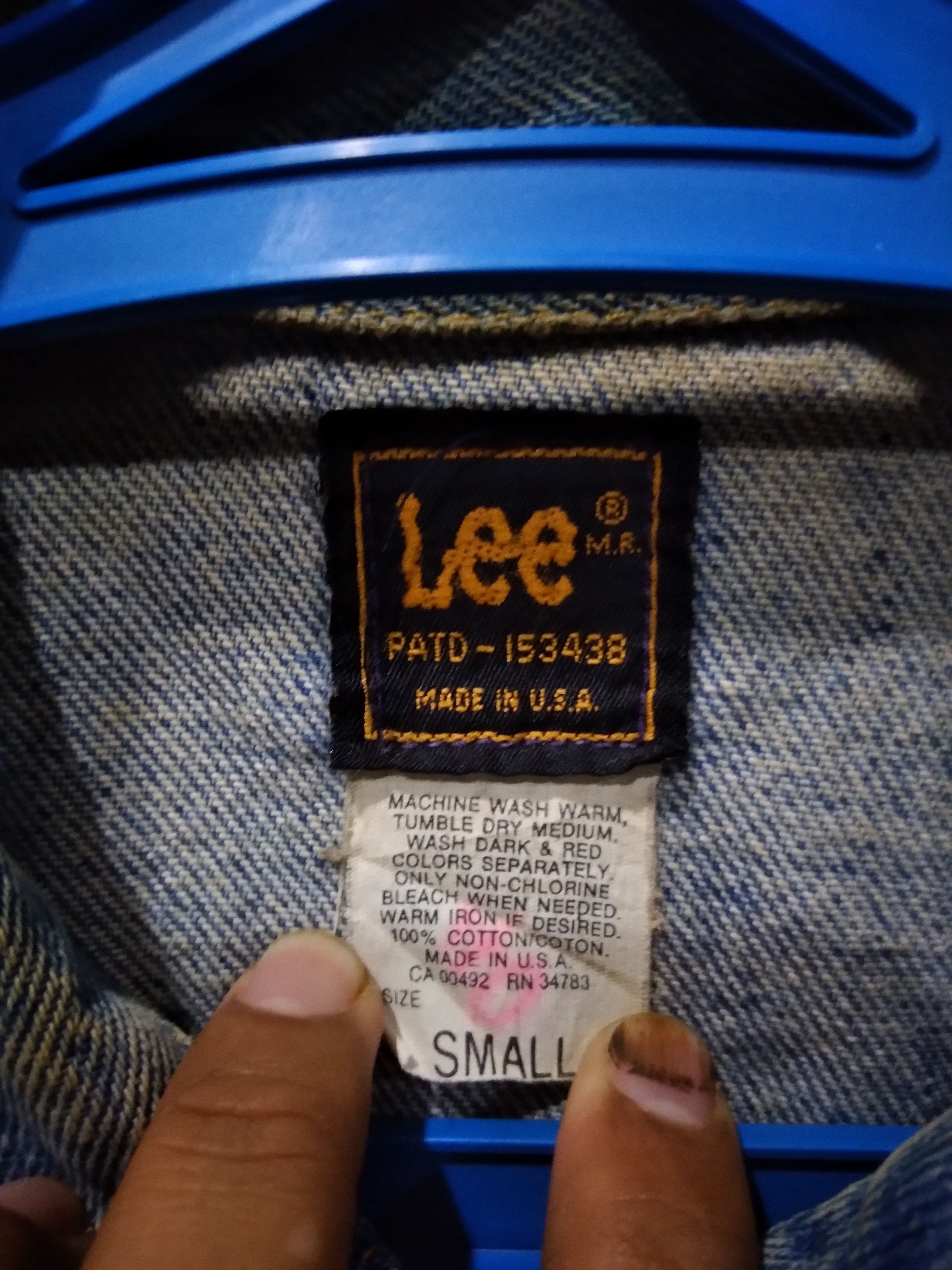 Lee Vintage 90s Lee Riders Made In USA Classic Cutting Trucker Size US S / EU 44-46 / 1 - 4 Thumbnail