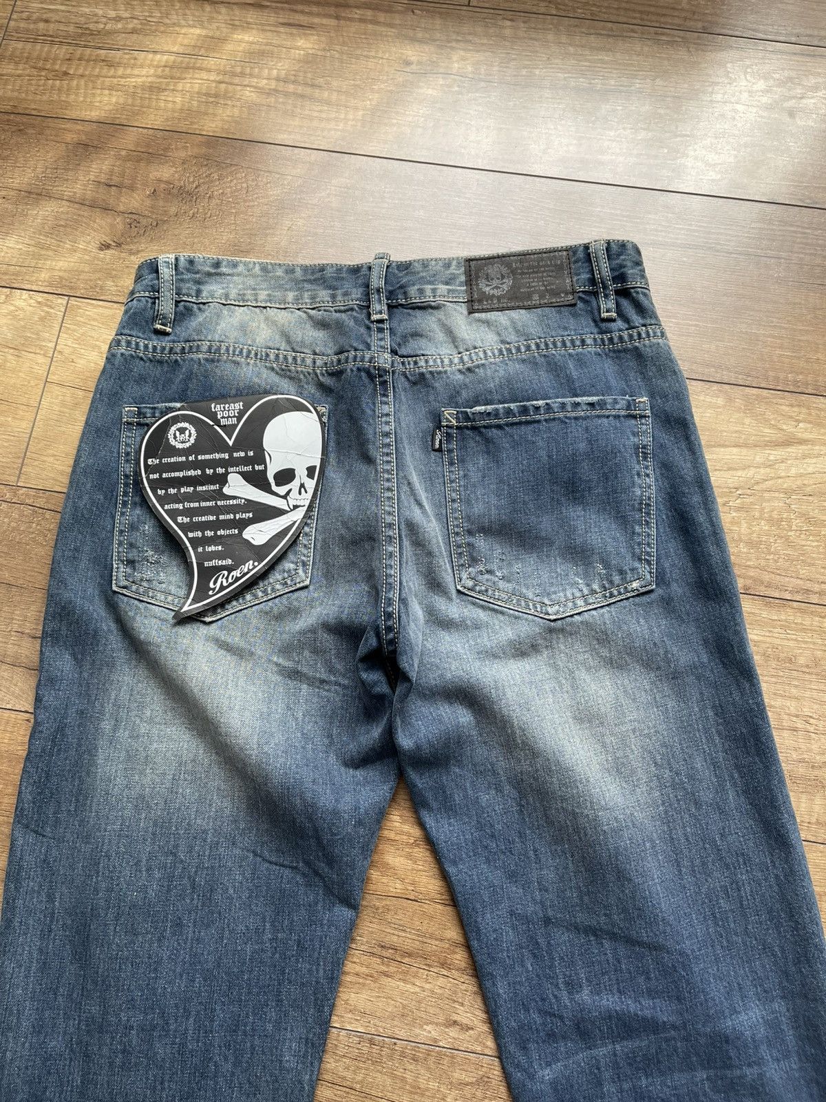 Roen Roen Japan Distressed Denim Jeans Size US 33 - 8 Thumbnail