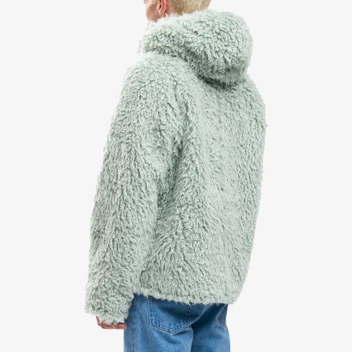 Marni o1w1db1em1224 Faux Fur Hoodie in Linden Size US L / EU 52-54 / 3 - 3 Thumbnail