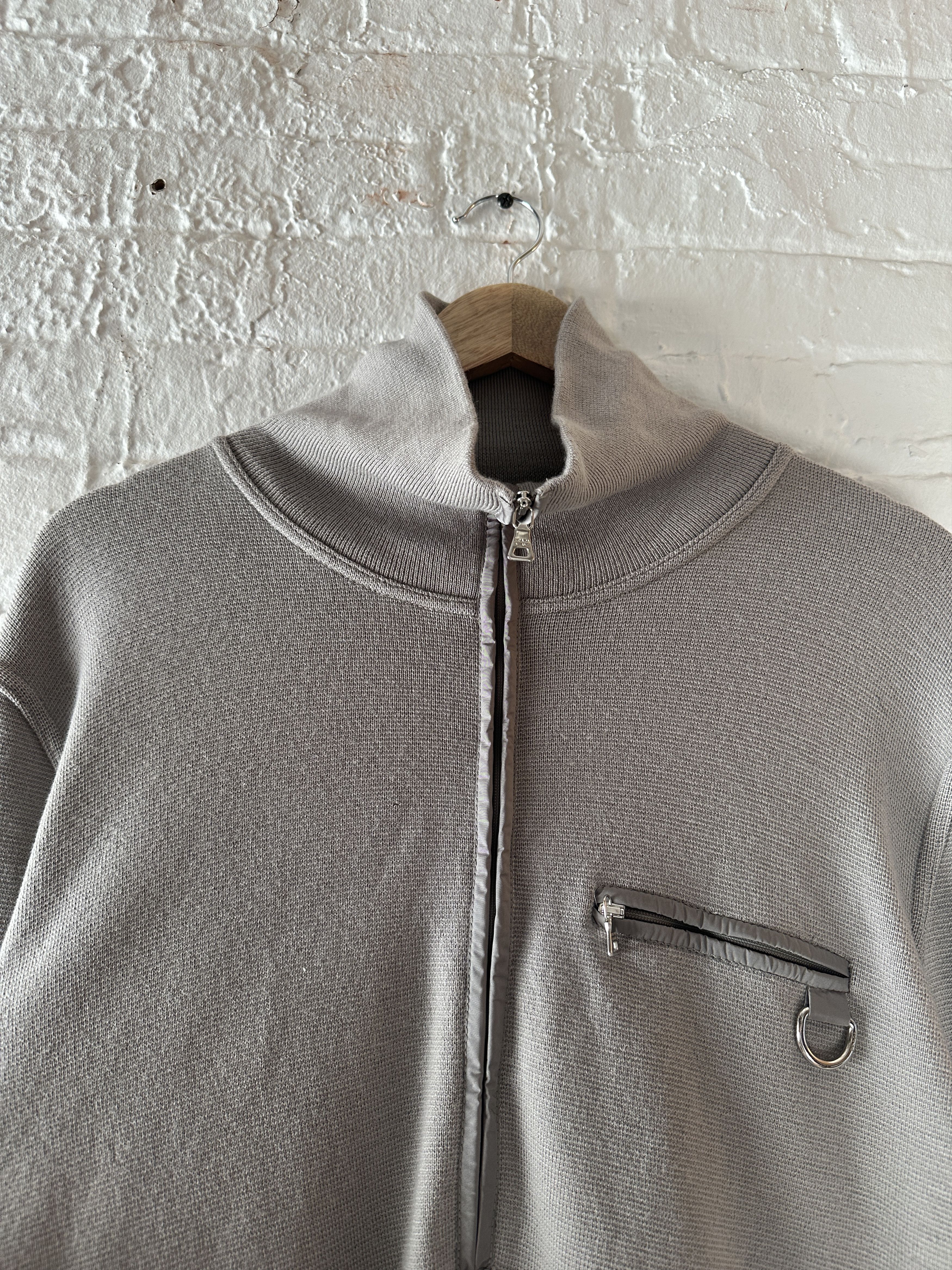 Prada Prada Sport Wool Quarter Zip Size US M / EU 48-50 / 2 - 2 Thumbnail