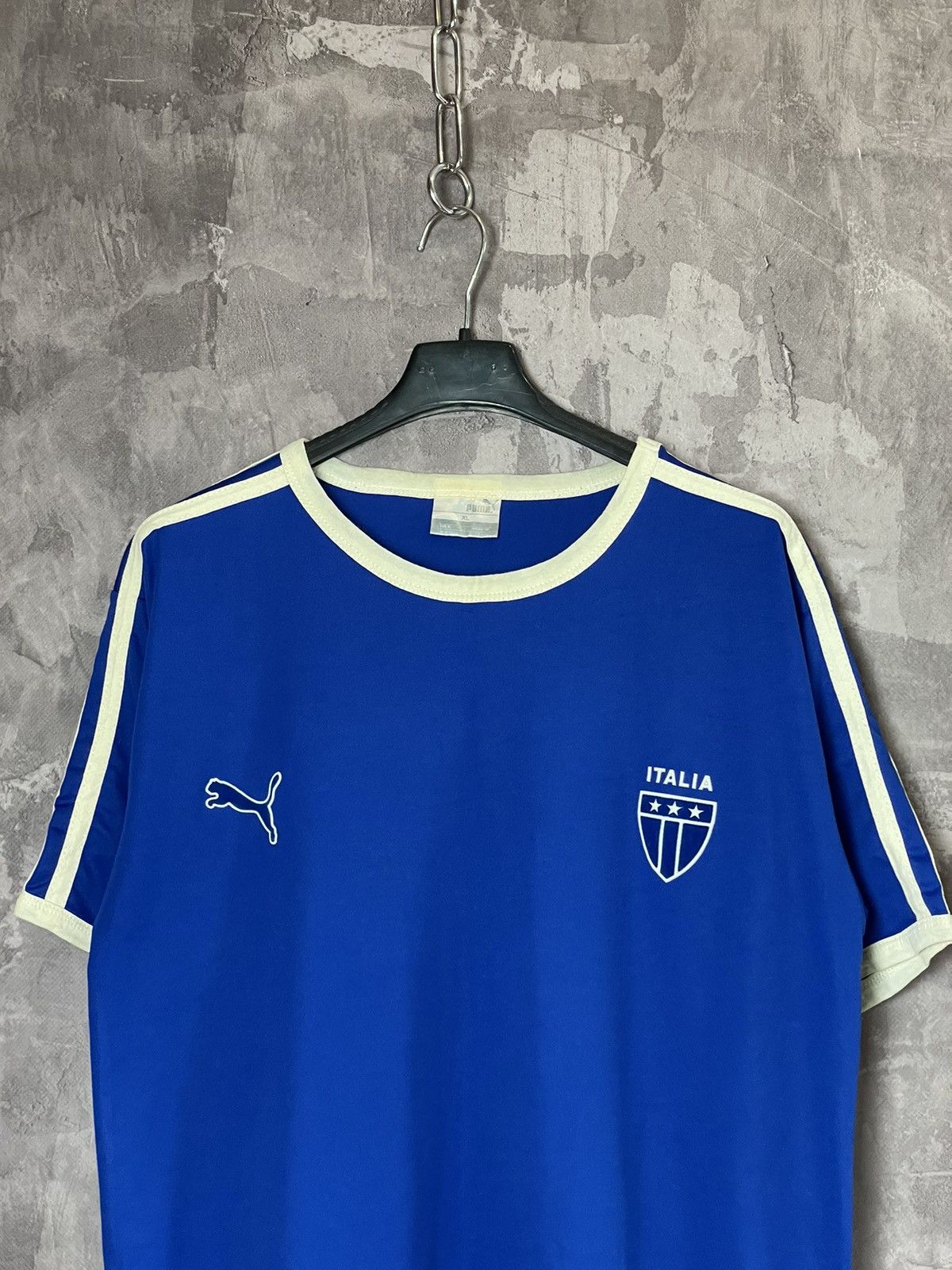 Puma × Vintage 2000s Puma Italy Vintage Training Jersey Size US XL / EU 56 / 4 - 2 Thumbnail