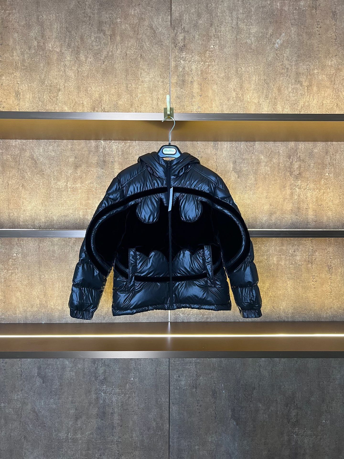 Moncler Moncler x Batman Flocked Logo Down Jacket Size US M / EU 48-50 / 2 - 1 Thumbnail