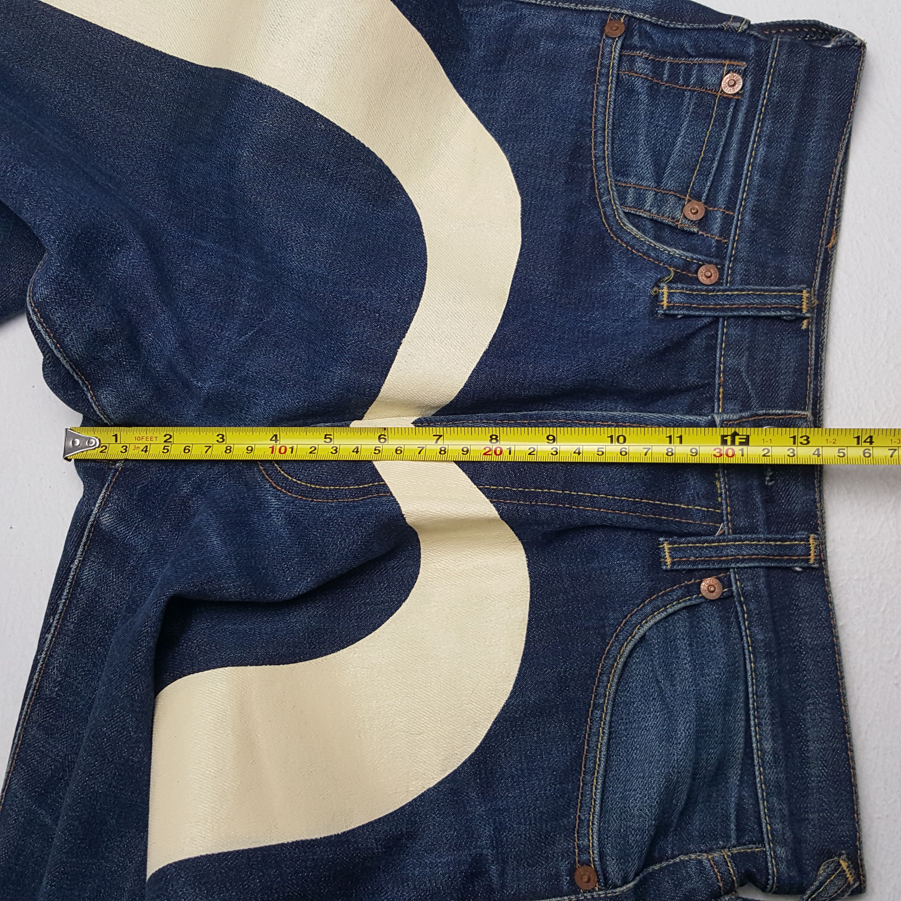 Evisu × Japanese Brand × Vintage Vintage Evisu Japanese Brand Daicock Custom Art Denim Jeans Size US 28 / EU 44 - 10 Thumbnail