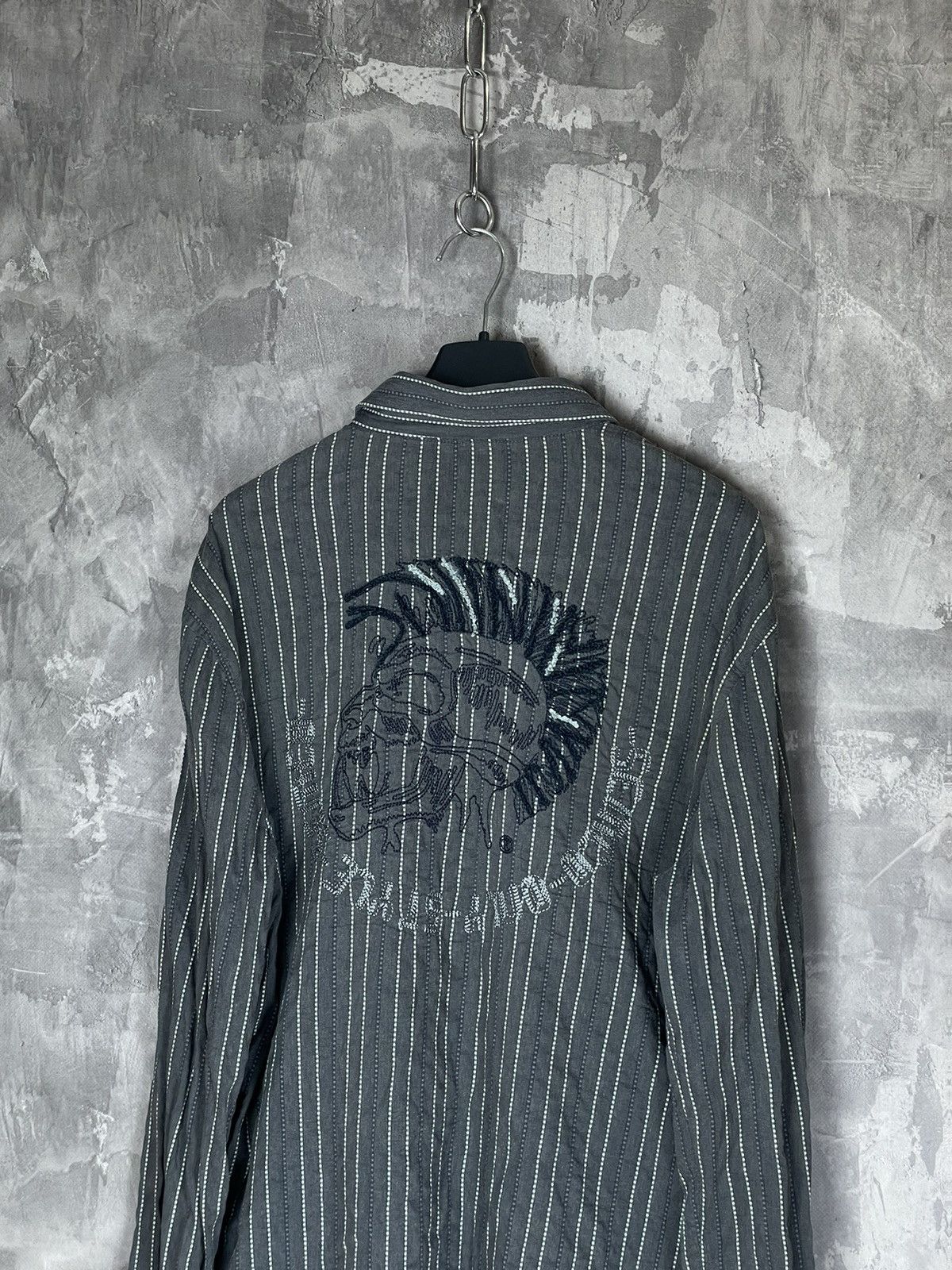 Diesel × Vintage Vintage Y2K Diesel logo Japanese Shirt button up Size US XL / EU 56 / 4 - 2 Thumbnail