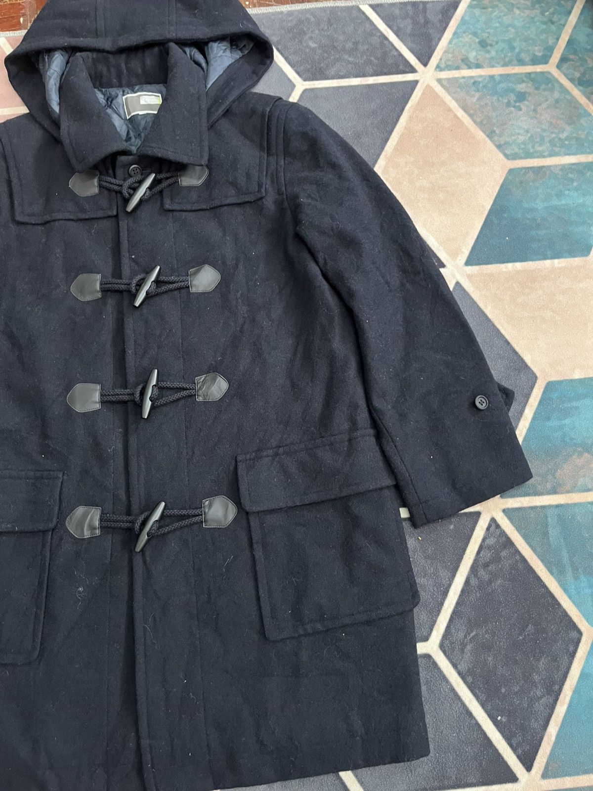 45rpm 💥Japanese Brand Kanko Long Wool Bleck Jackets Size US M / EU 48-50 / 2 - 4 Thumbnail