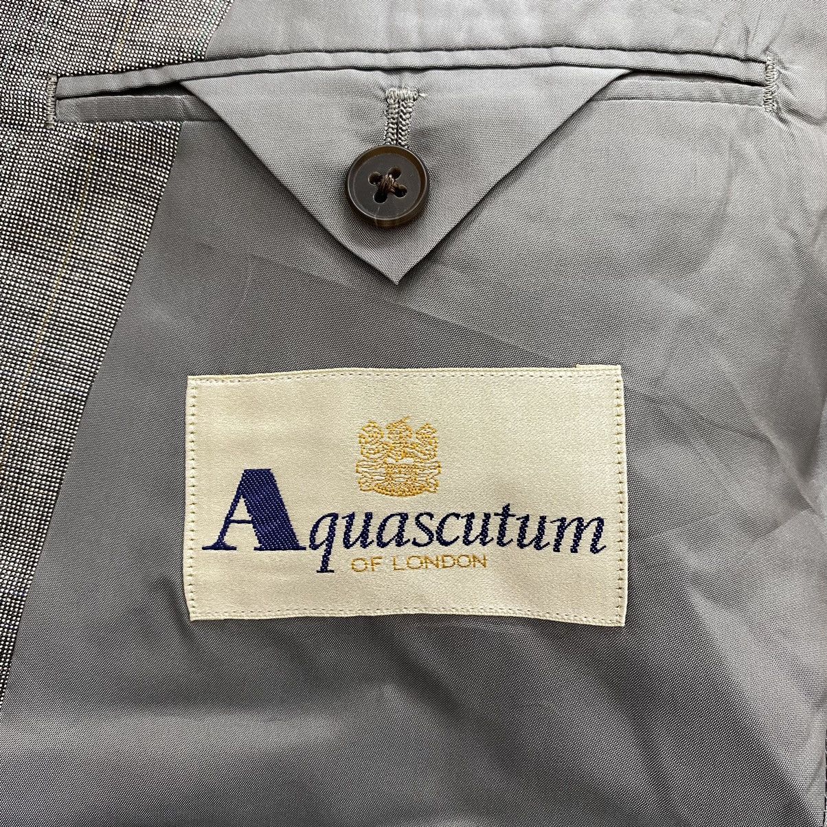 Aquascutum × Vintage Vintage AQUASCUTUM Of London England Check Blazer Coat Size US M / EU 48-50 / 2 - 4 Thumbnail